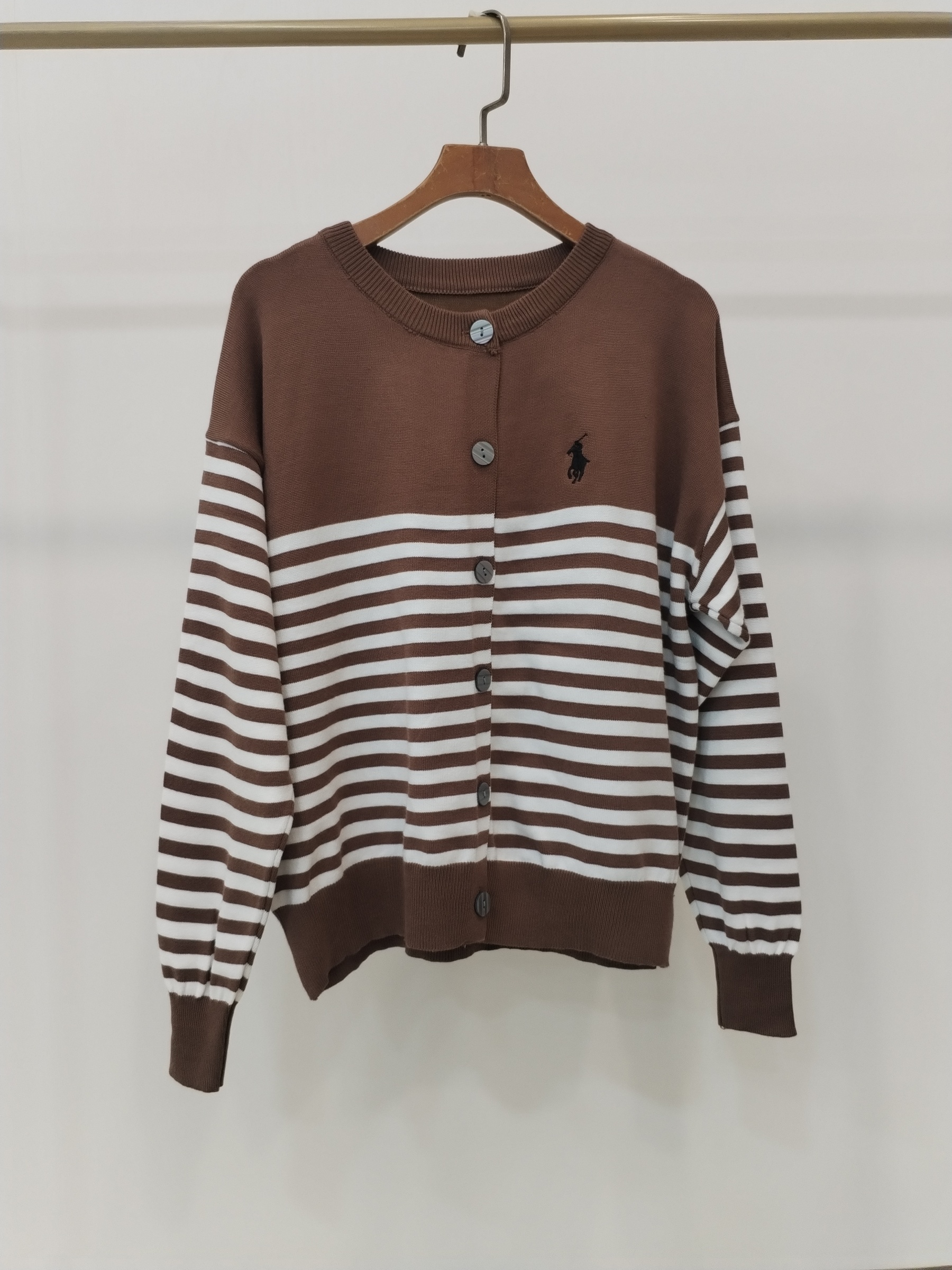 2892 Cedric Polo Striped Knit Cardigan (B 55-59cm; L 55cm)