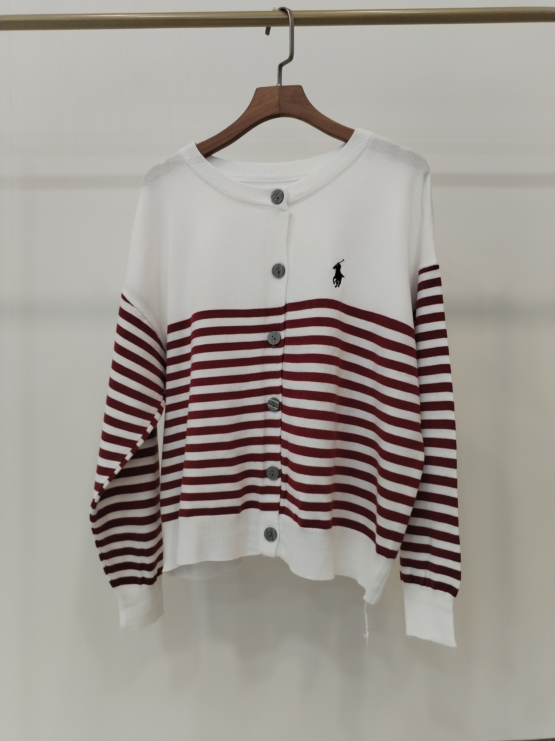 2892 Cedric Polo Striped Knit Cardigan (B 55-59cm; L 55cm)
