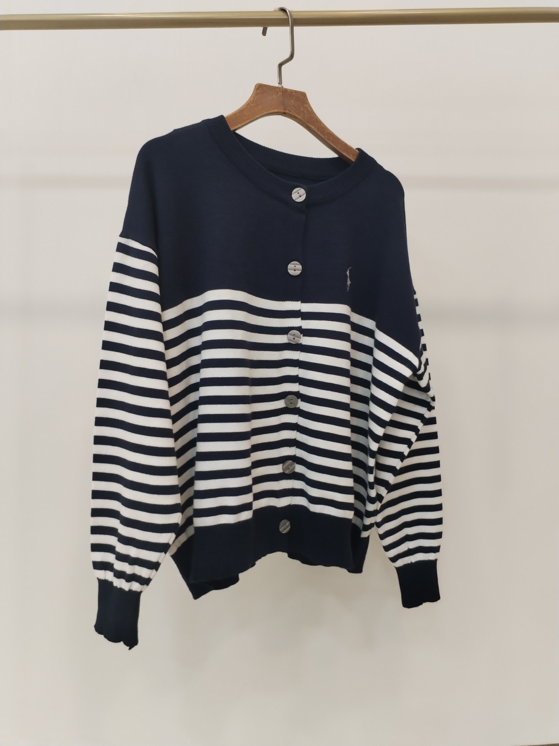 2892 Cedric Polo Striped Knit Cardigan (B 55-59cm; L 55cm)