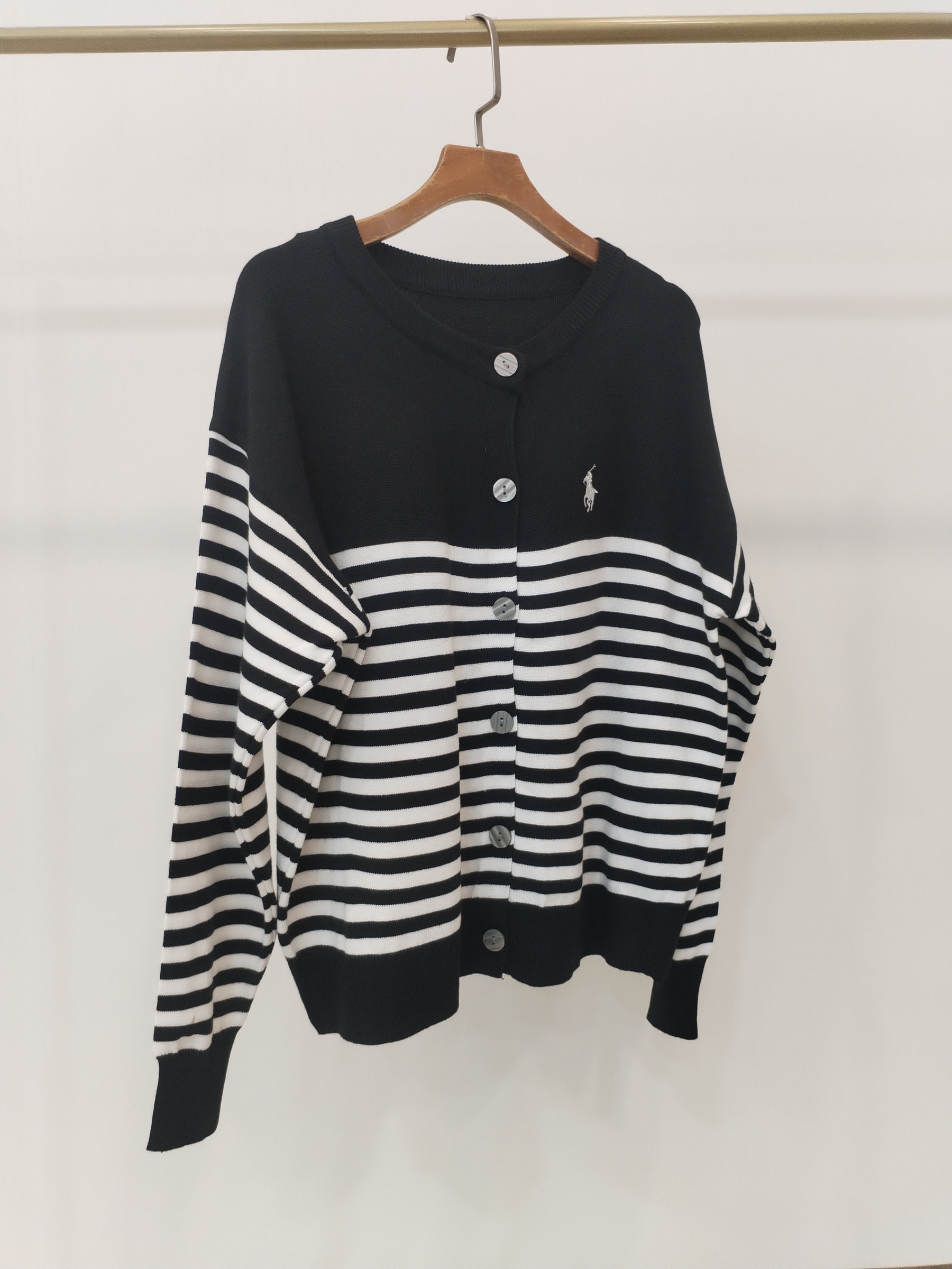 2892 Cedric Polo Striped Knit Cardigan (B 55-59cm; L 55cm)