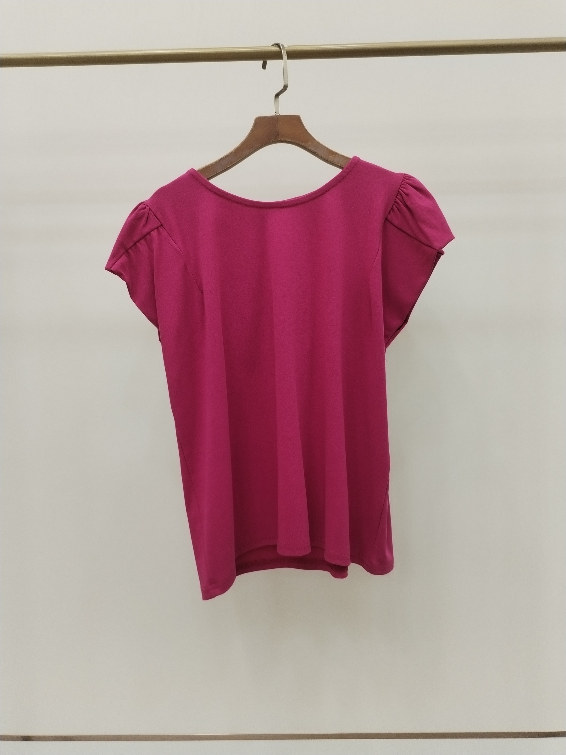 2908 Foelia Flutter Cap Sleeve Cotton Top (B 48-53cm; L 57cm)