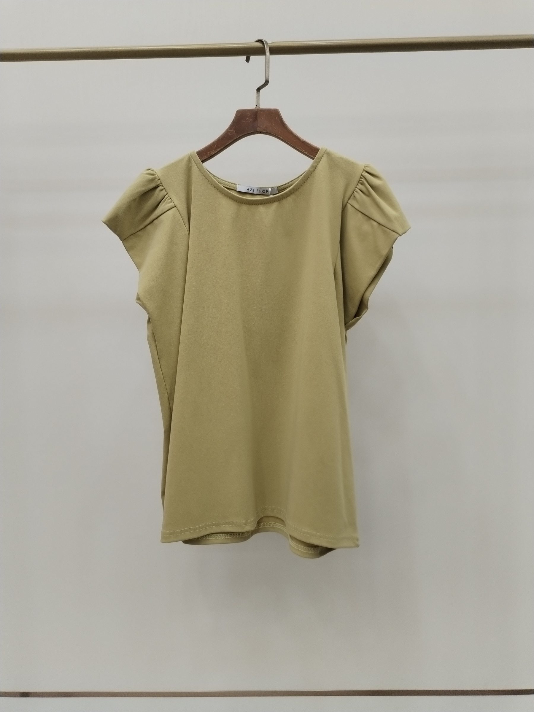 2908 Foelia Flutter Cap Sleeve Cotton Top (B 48-53cm; L 57cm)