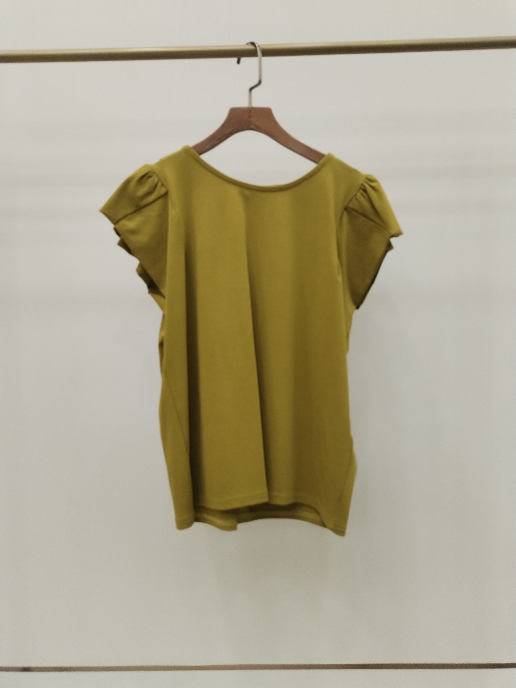 2908 Foelia Flutter Cap Sleeve Cotton Top (B 48-53cm; L 57cm)