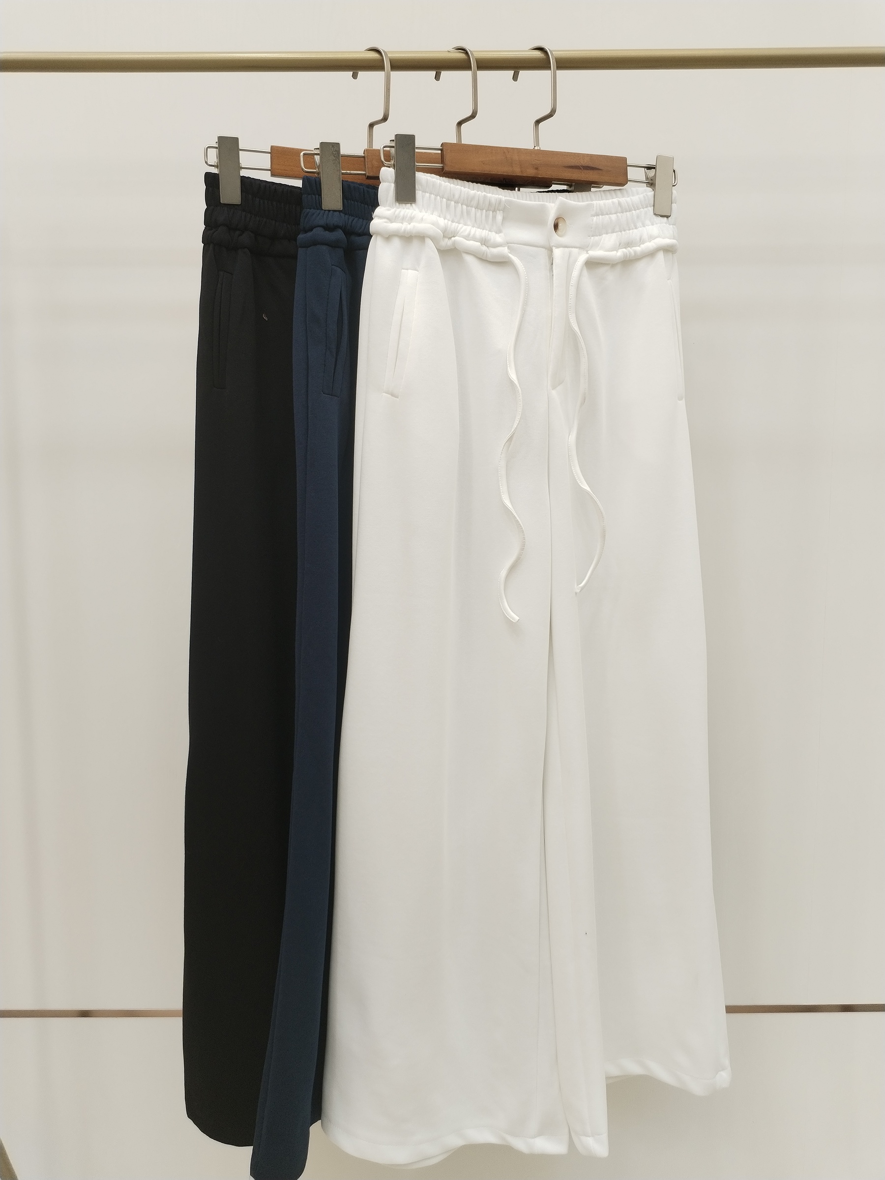 9275 Evinne Elastic Waist Front Zipper Cotton Palazzo (UW 30-45cm; H 48-60cm; L 99cm)