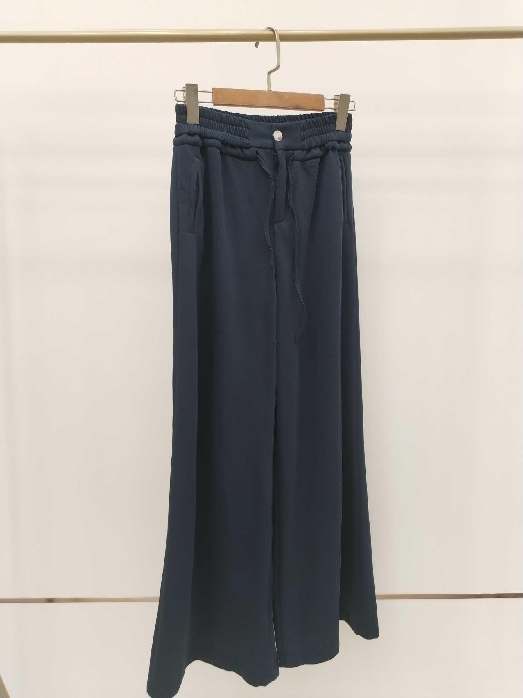 9275 Evinne Elastic Waist Front Zipper Cotton Palazzo (UW 30-45cm; H 48-60cm; L 99cm)