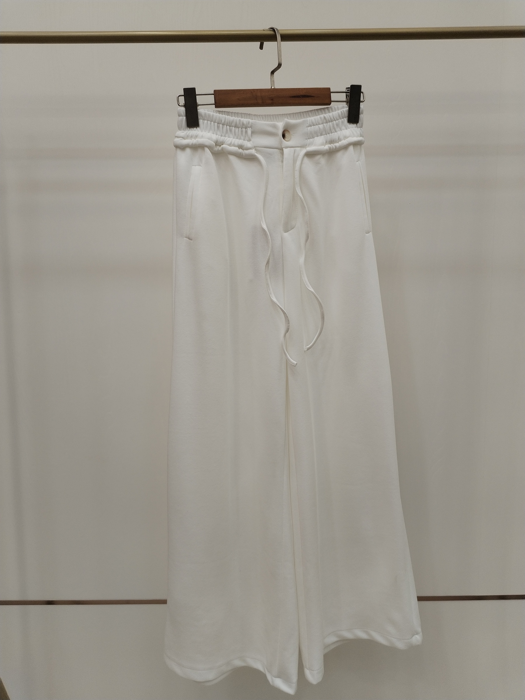 9275 Evinne Elastic Waist Front Zipper Cotton Palazzo (UW 30-45cm; H 48-60cm; L 99cm)