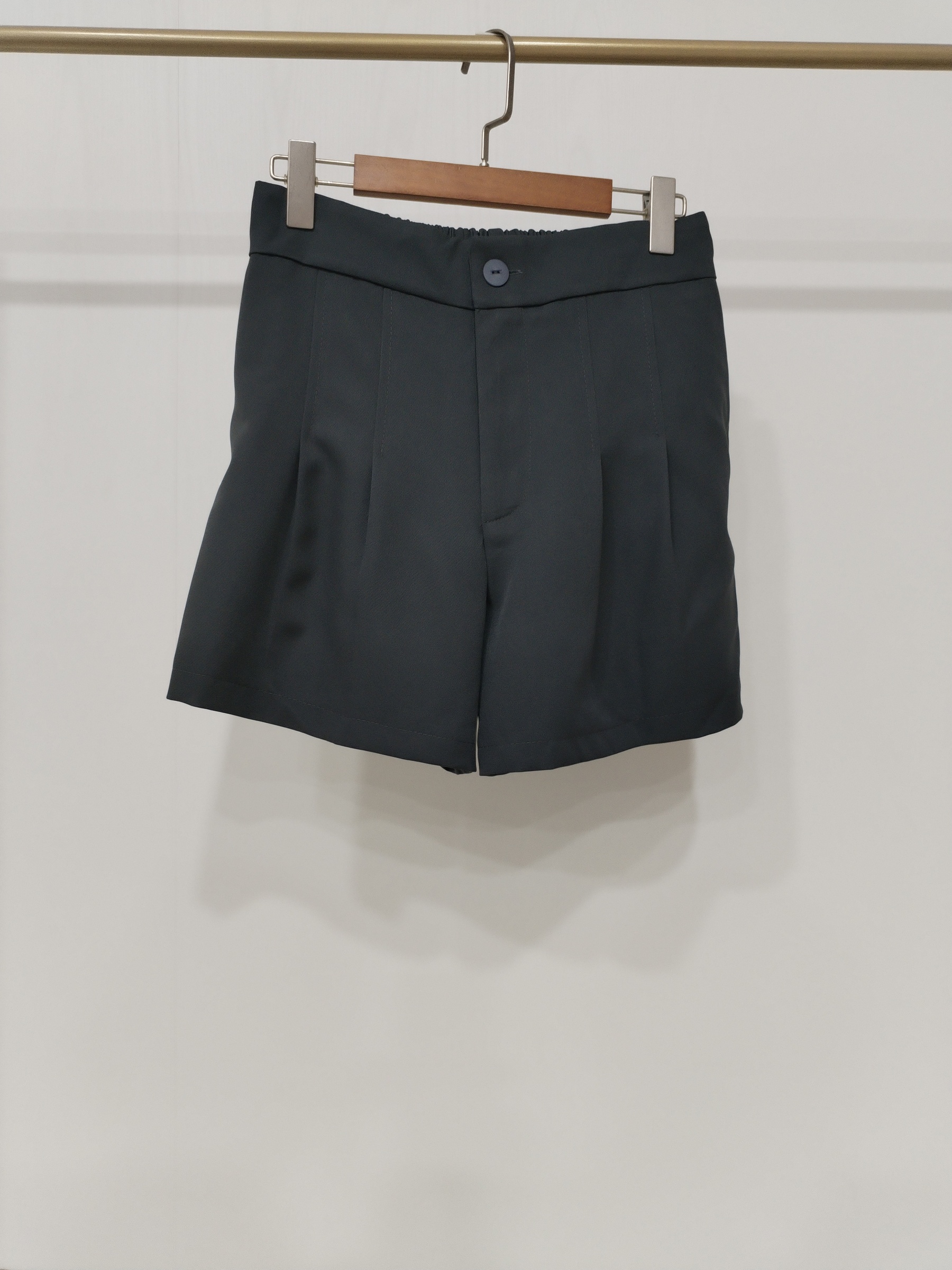 2928 Elana Half Elastic Waist Casual Shorts (UW 36-45; H 47-57cm; L 41cm)