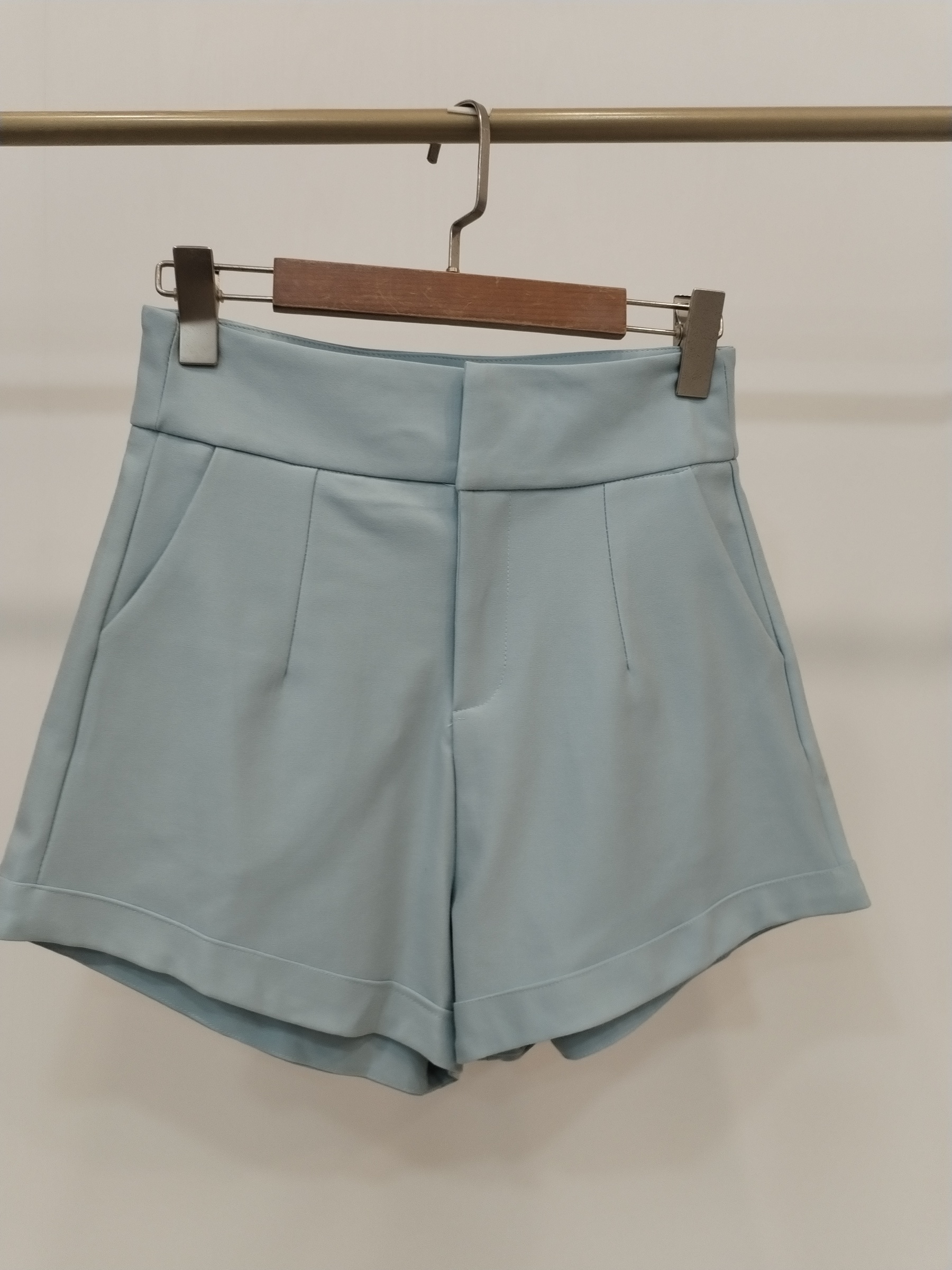 5983 Franklin Front Zipper Shorts w Pockets (M: UW 36cm; H 43-55cm; L 35cm, L: UW 39cm; H 45-57cm; L 36cm, XL: UW 41cm; H 48-60cm; L 37cm)
