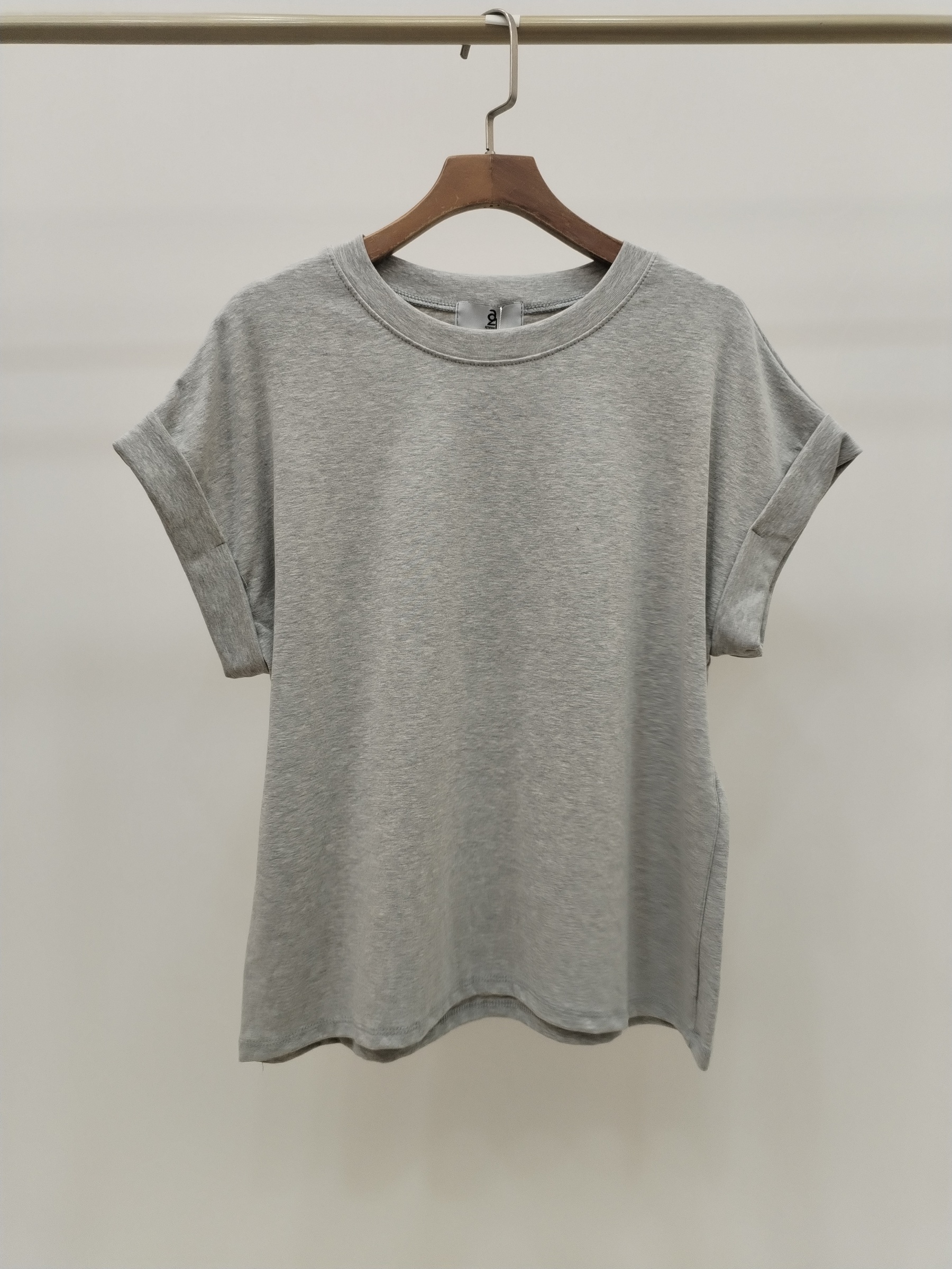 2976 Franco Folded Cap Sleeve Cotton Top (B 50-56cm; L 56cm)