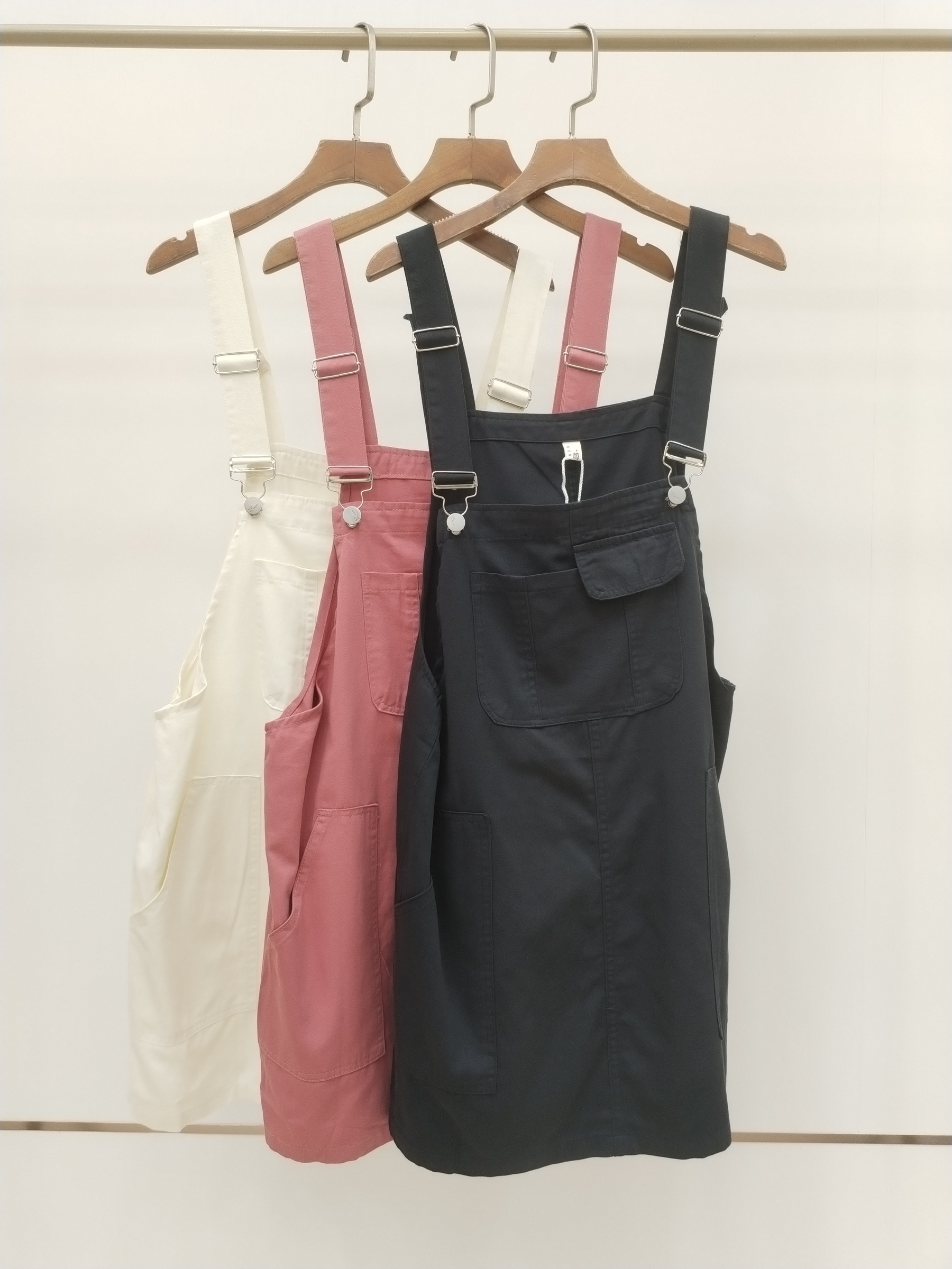 987 Oliena Denim Mini Overall Dress (B FS; H 53cm; L 82cm)