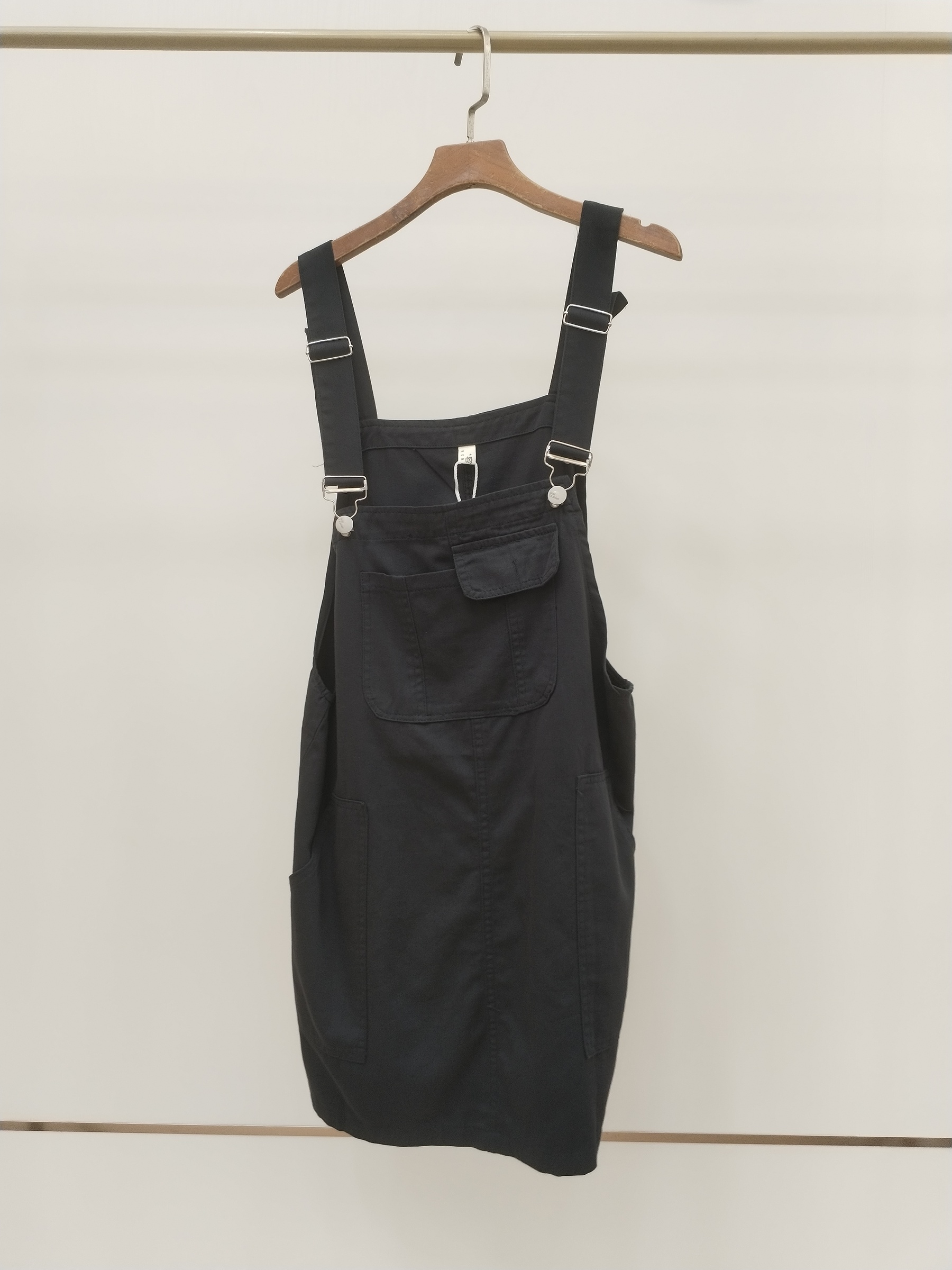 987 Oliena Denim Mini Overall Dress (B FS; H 53cm; L 82cm)