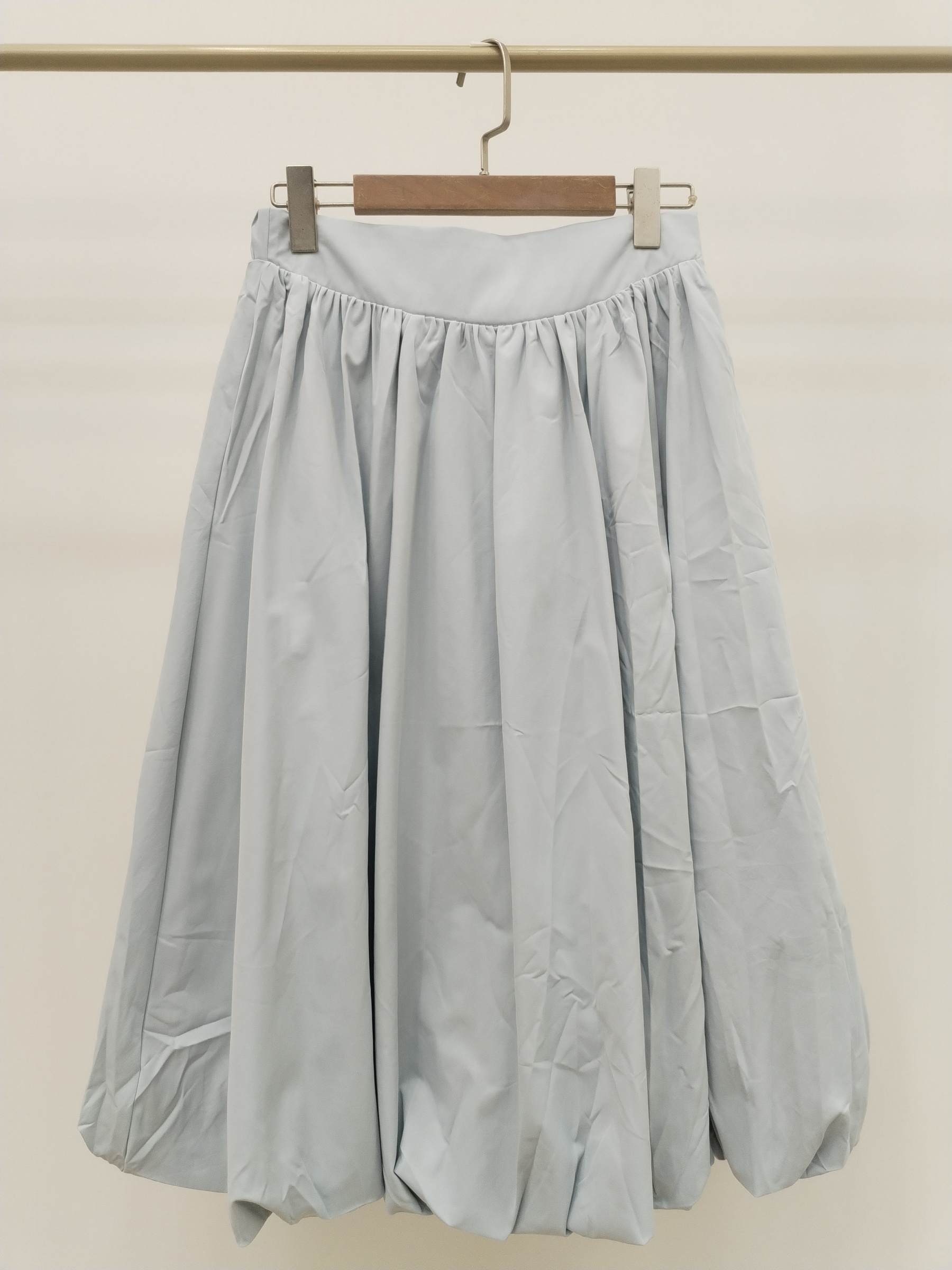 66166 Bonisha Half Elastic Waist Midi Bubble Skirt (UW 35-49cm; H 60cm; L 78cm)