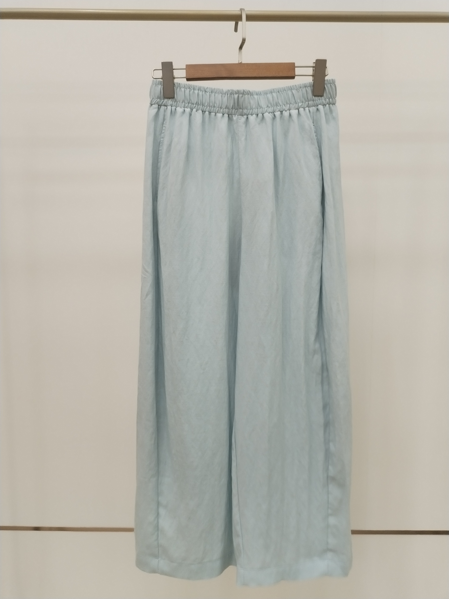 66812 Liddy Elastic Waist Linen Baggy Pants (UW 35-48cm; H 57cm; L 90cm)