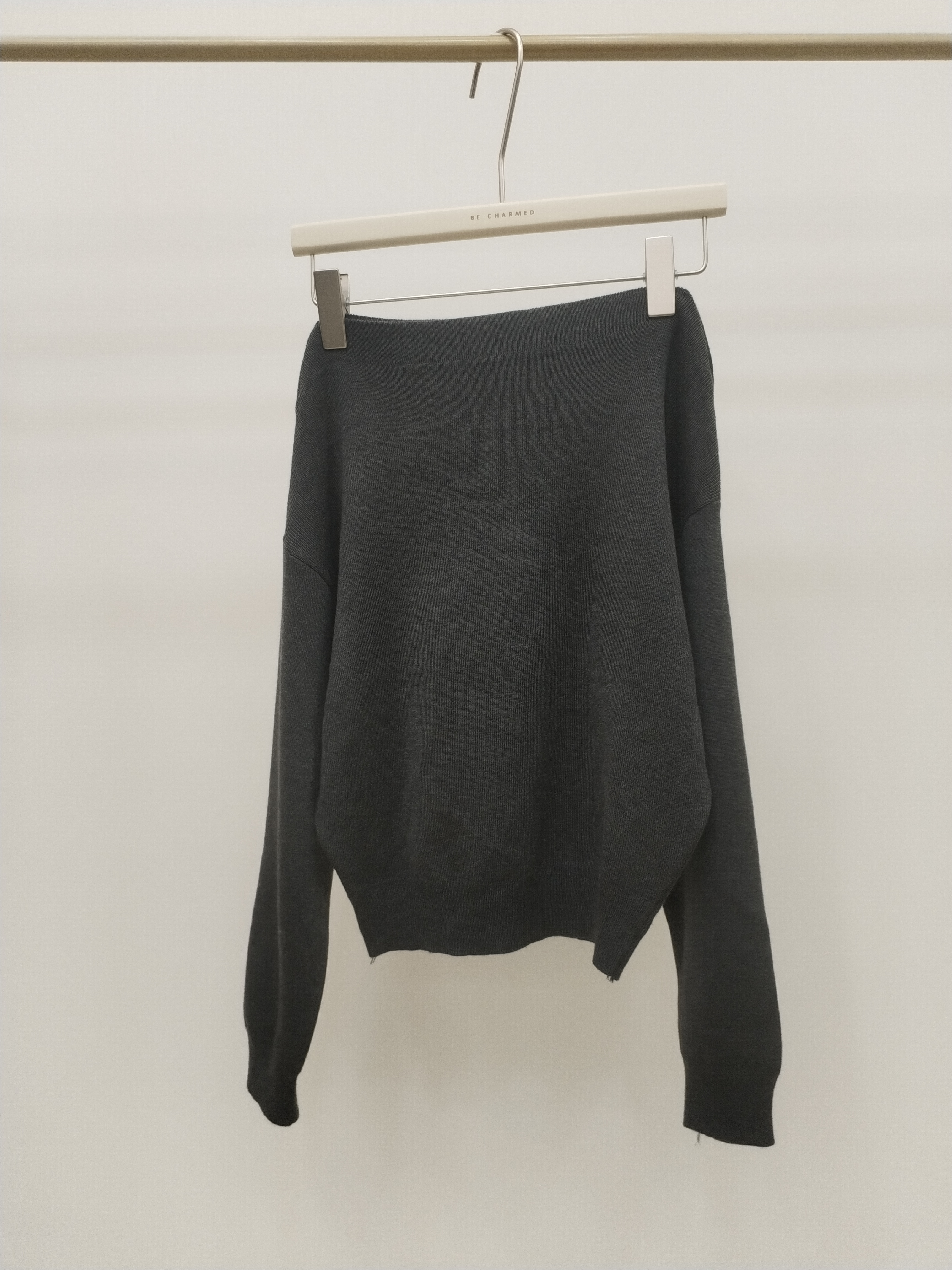 6660 Larienne Boat Neck Long Sleeve Knit Top (B 49-54cm; L 50cm)