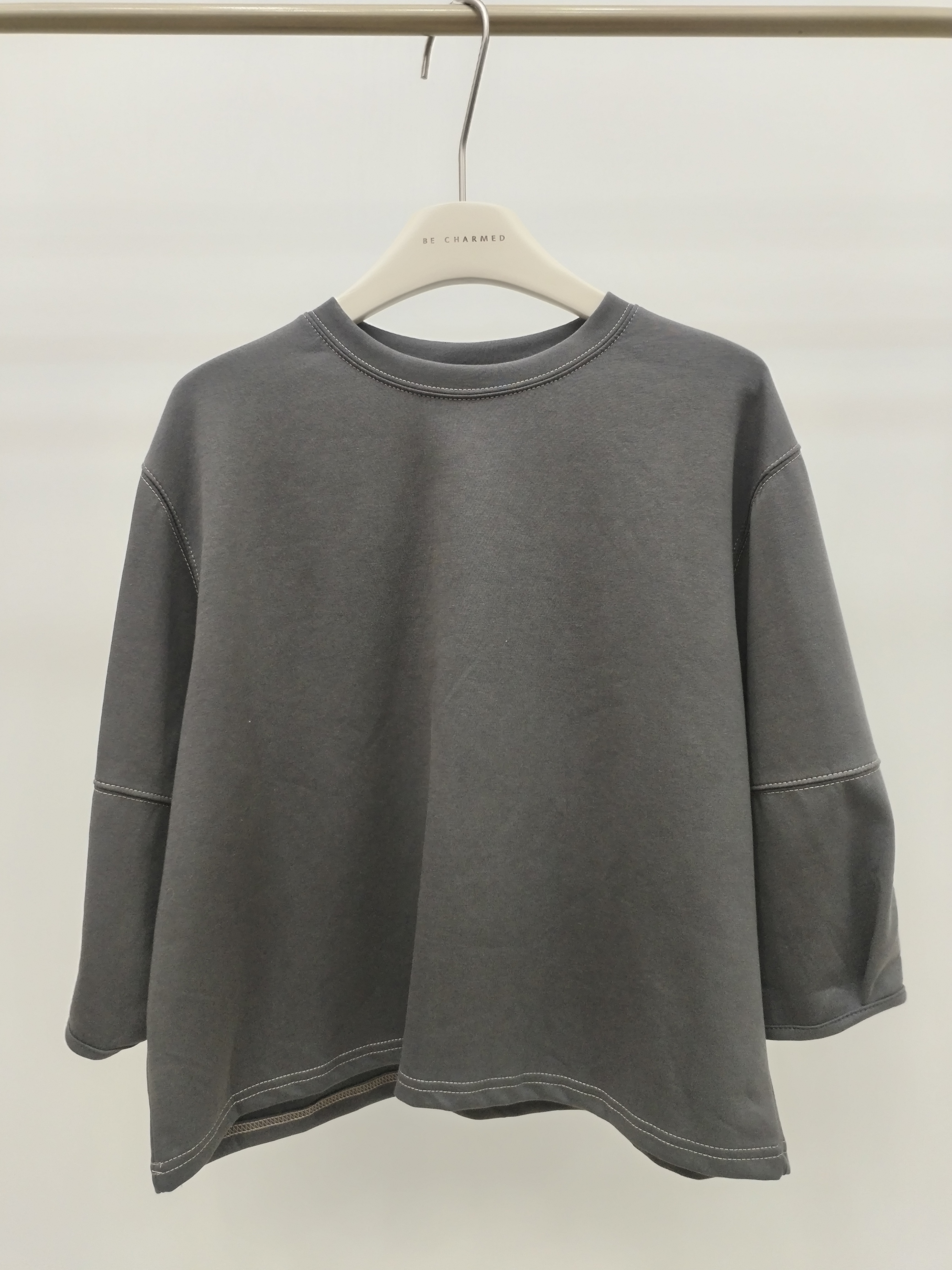 3039 Lynka Lantern Sleeve Cotton Top (B 54-56cm; L 53cm)