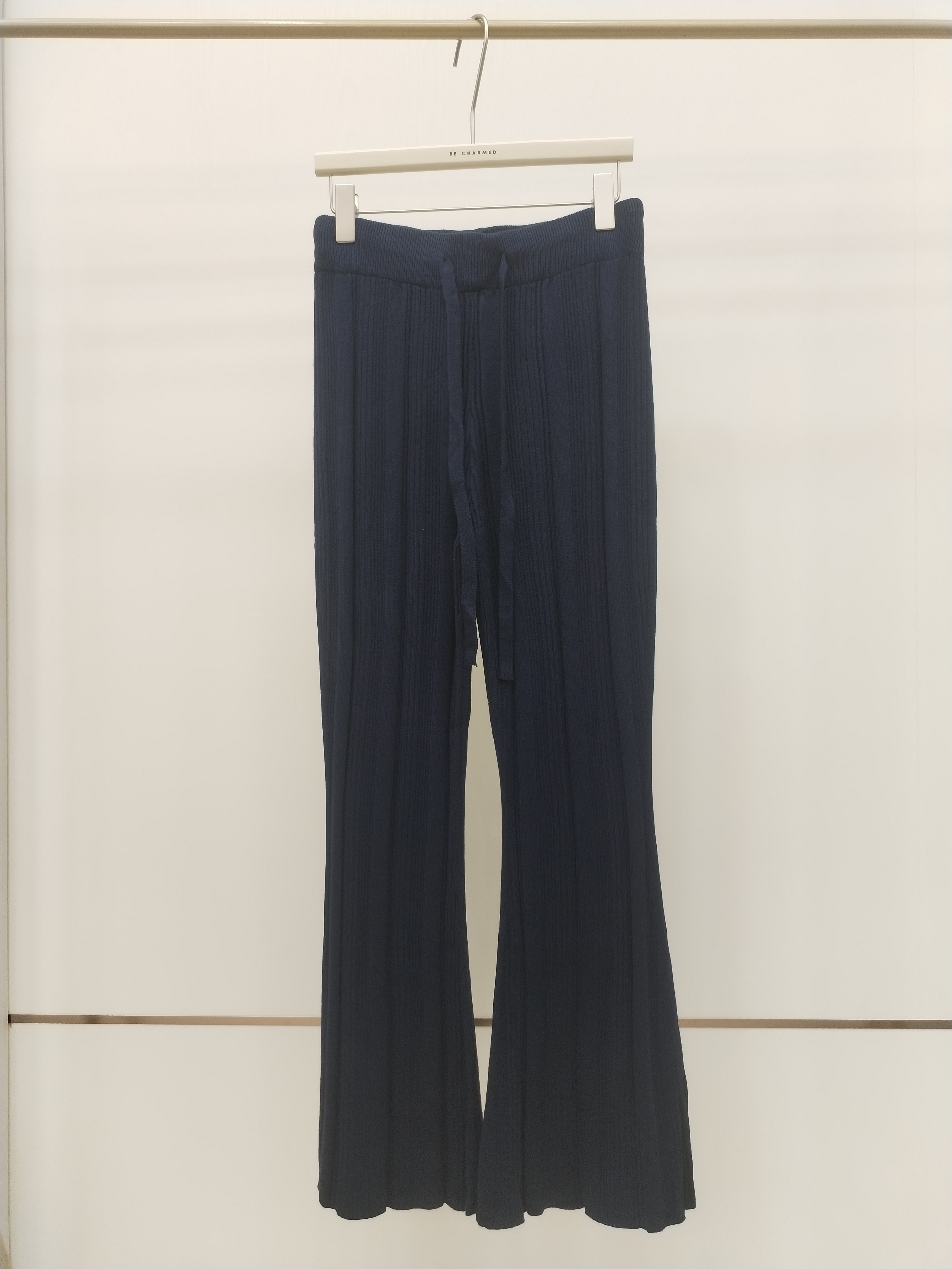 6157 Kimmi Ribbed Bell Bottom Knitted Palazzo (UW 35-55cm; H 43-70cm; L 100cm)