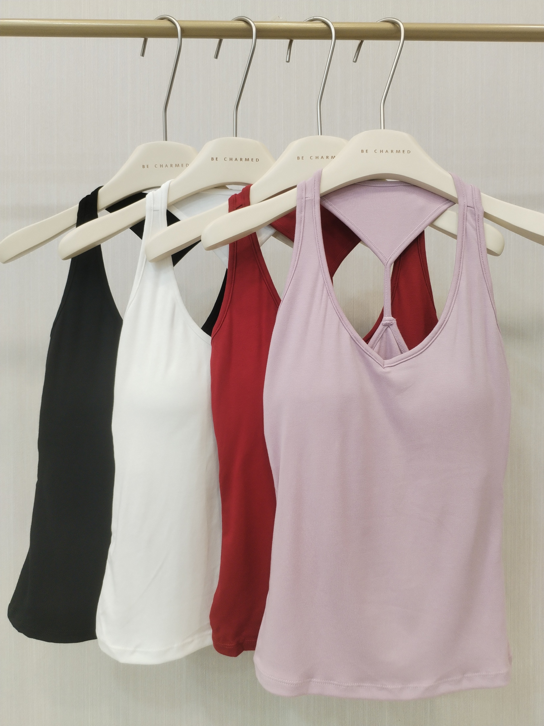 X2548 Relsey Racer Back Cotton Padded Top (B 33-49cm; L 51cm)