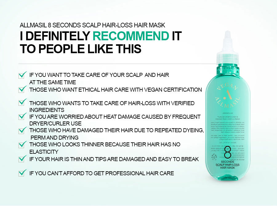ALLMASIL: 8 Seconds Salon Hair Loss Hair Mask