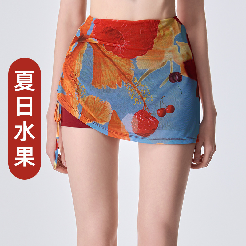 GZ Oct Stream #19: (PO) MZ502 Tropical Bloom Skort (S Size: UW 30-34cm; L 30, M Size: UW 32-36cm; L 32cm, L Size: UW 34-38cm; L 33cm, XL Size: UW 36-40cm; L 34cm)