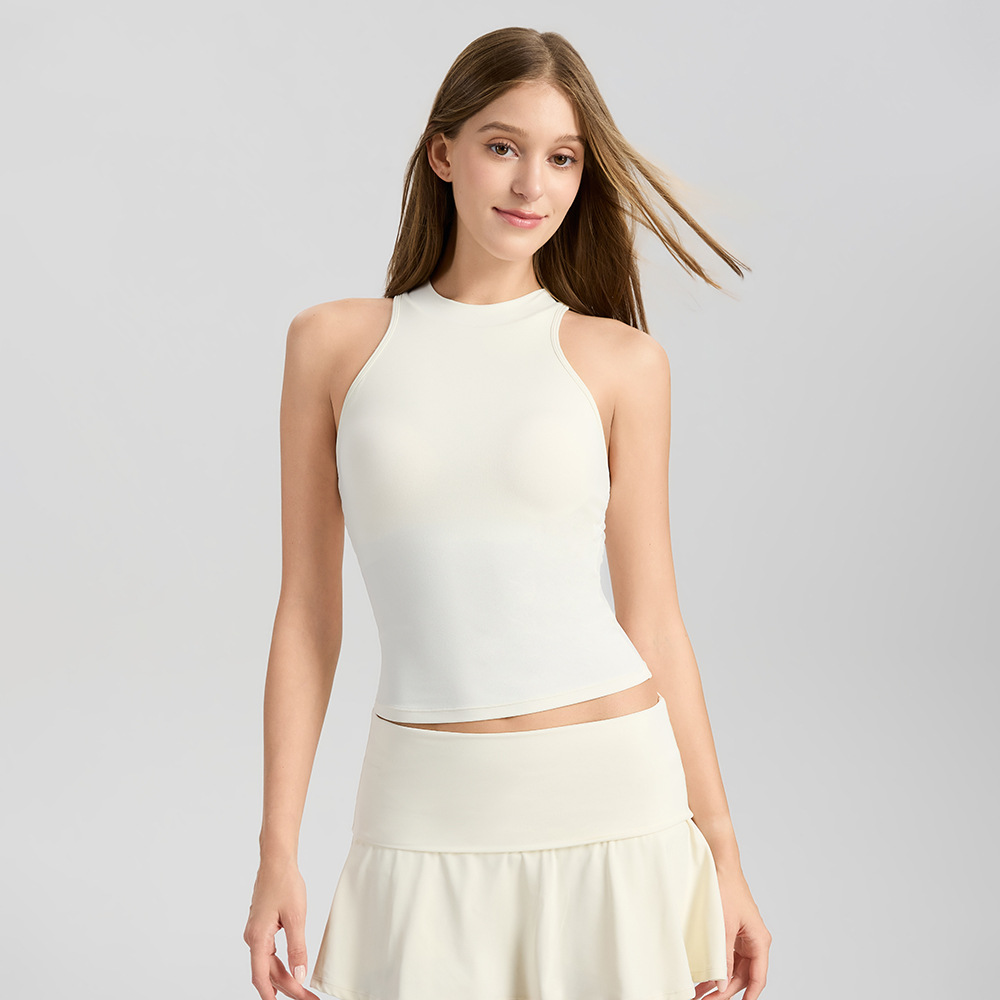 GZ Oct Stream #19: (PO) WX6076 CoreFit Sleeveless Top (S Size: B 34-43cm; L 48cm, M Size: B 36-45cm; L 49cm, L Size: B 38-47cm; L 50cm, XL Size: 40-49cm; L 52cm)