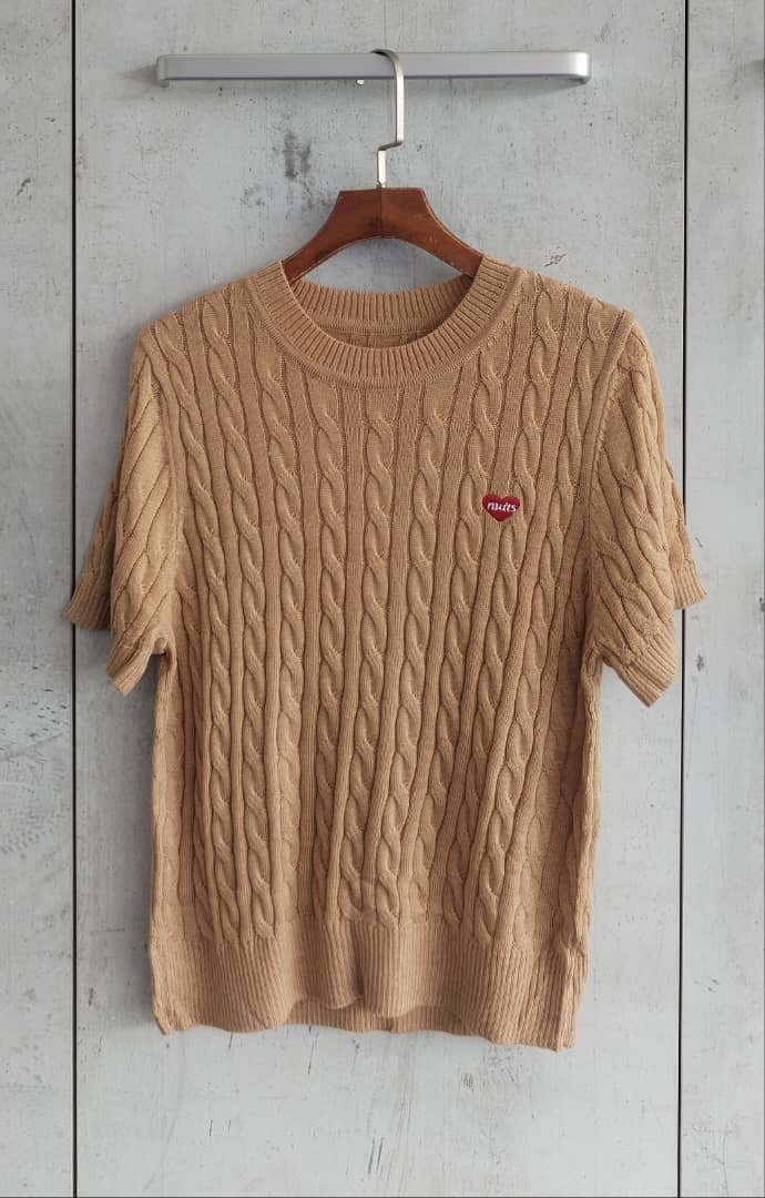 8192 Nuits Round Neck Knit Top (B 47-51cm; L 53cm)