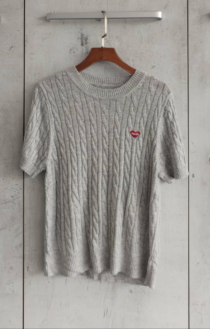 8192 Nuits Round Neck Knit Top (B 47-51cm; L 53cm)