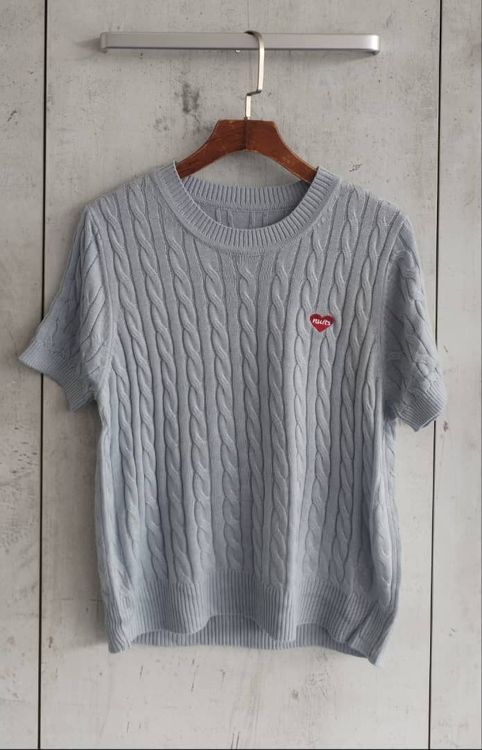 8192 Nuits Round Neck Knit Top (B 47-51cm; L 53cm)