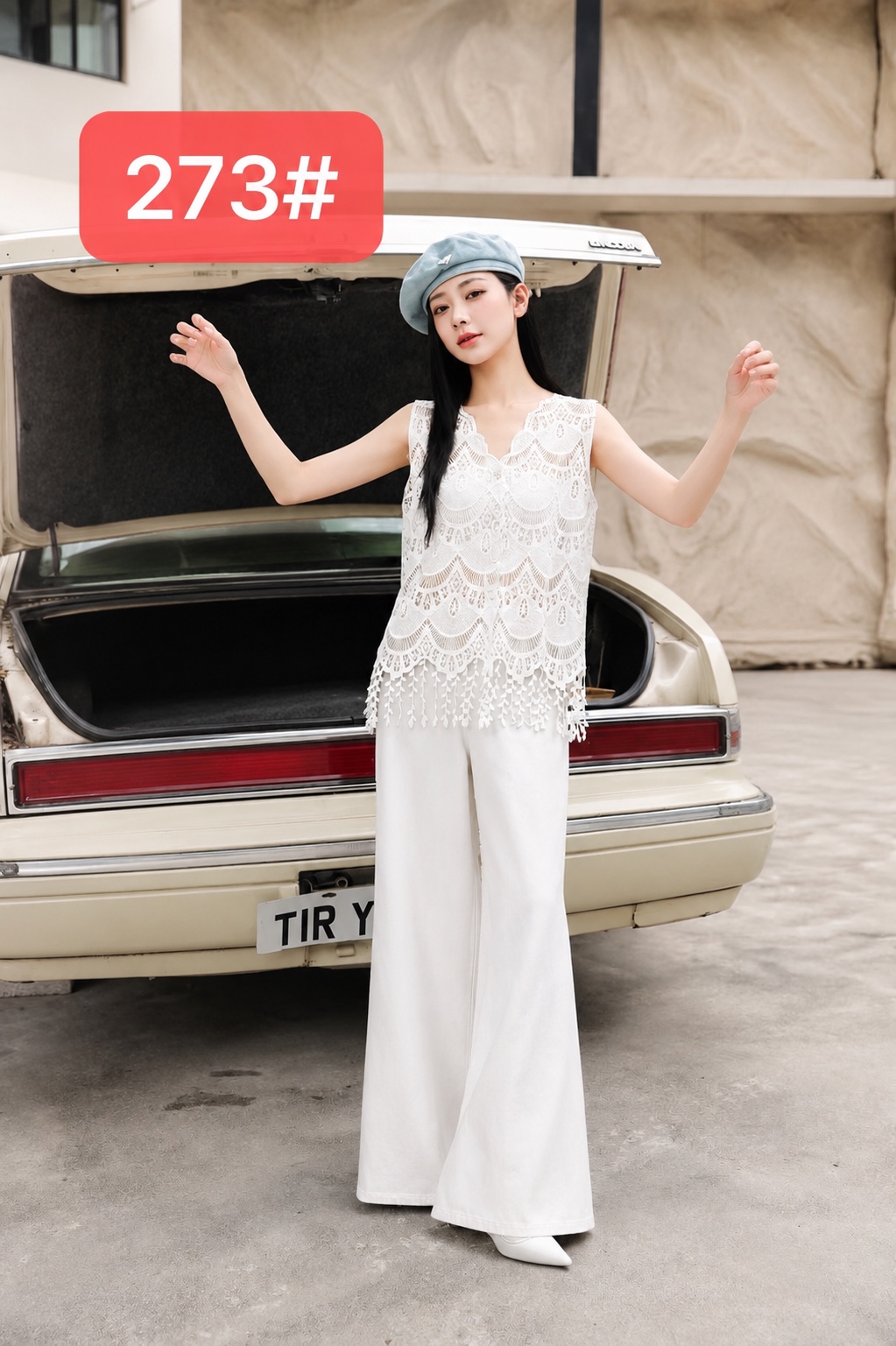 GZ July Stream #5: (PO) 273 Sienna Crochet Top (B52cm; L50cm)