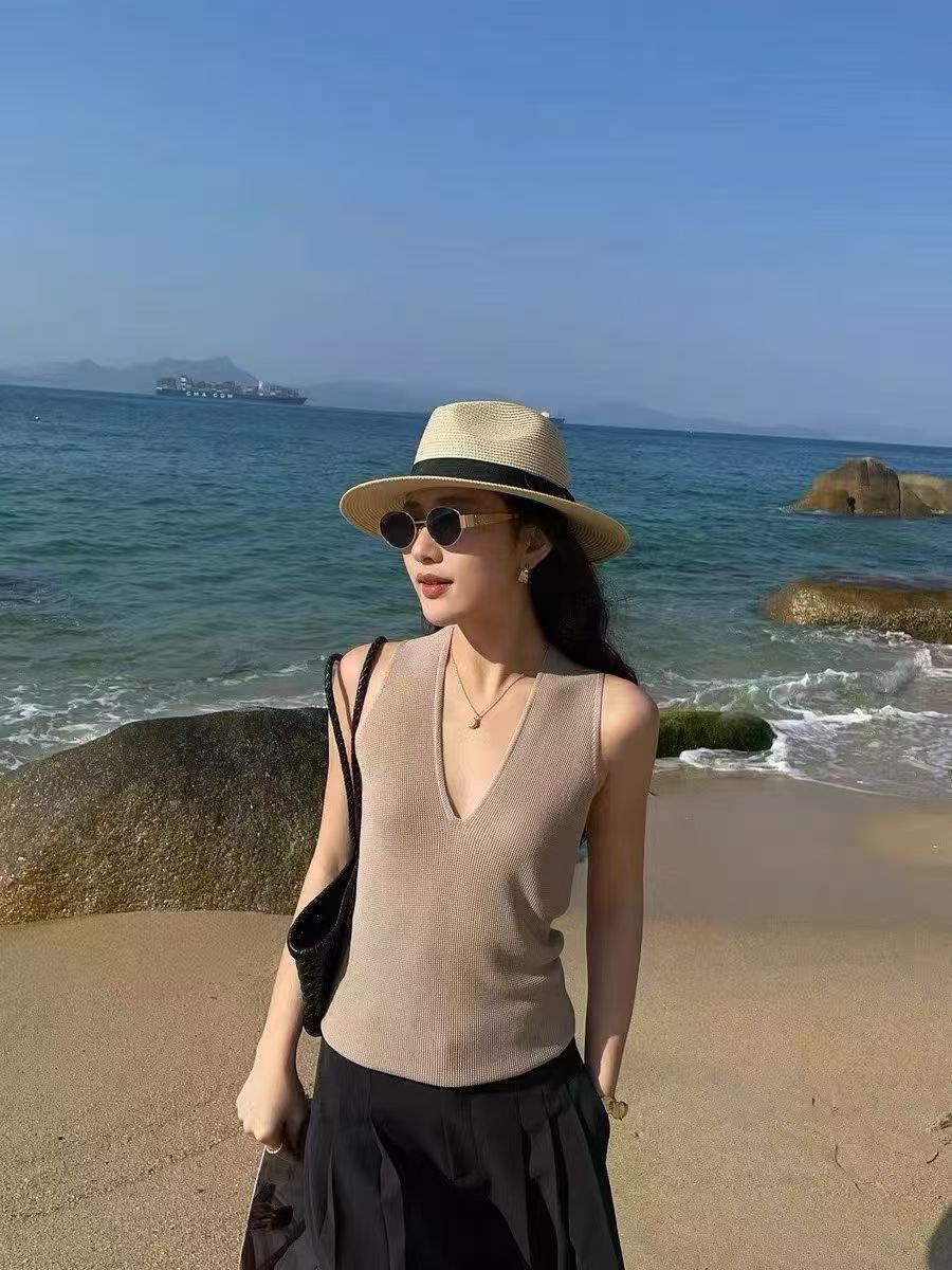 GZ July Stream #susan: (PO) M6607 Harper V-Neck Knit Top (B 35-45cm; L 58cm)