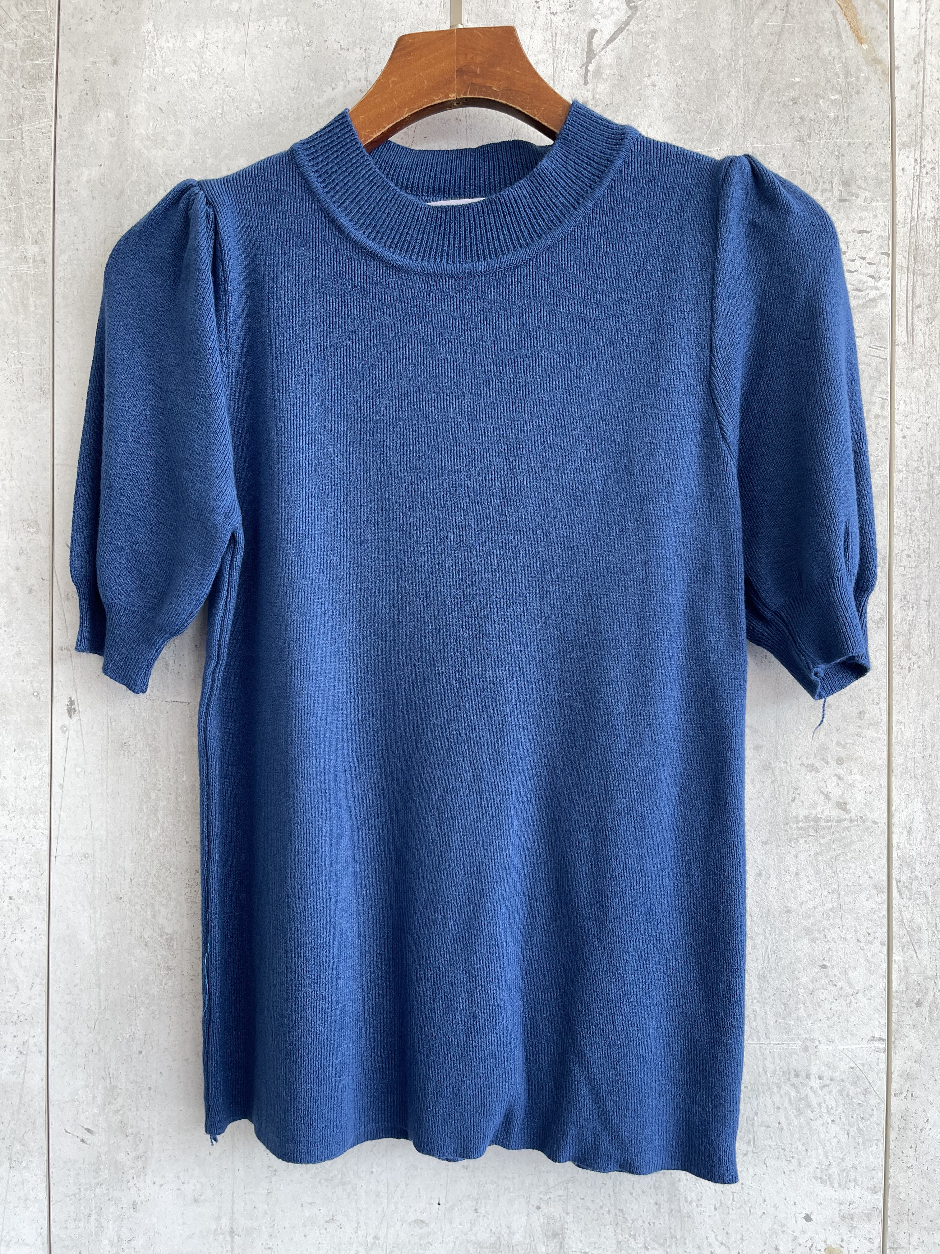 2283 Belle Basic Knit Top W Puffy Sleeve (B 37-50cm; L 50cm)