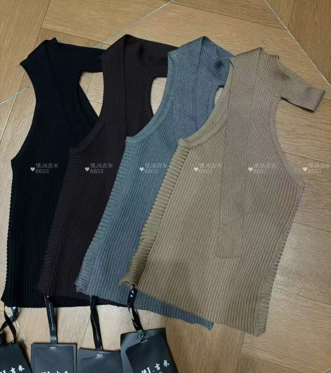 GZ July Stream #susan: (PO) M6603 Asymmetrical One-Shoulder Ribbed Knit Top