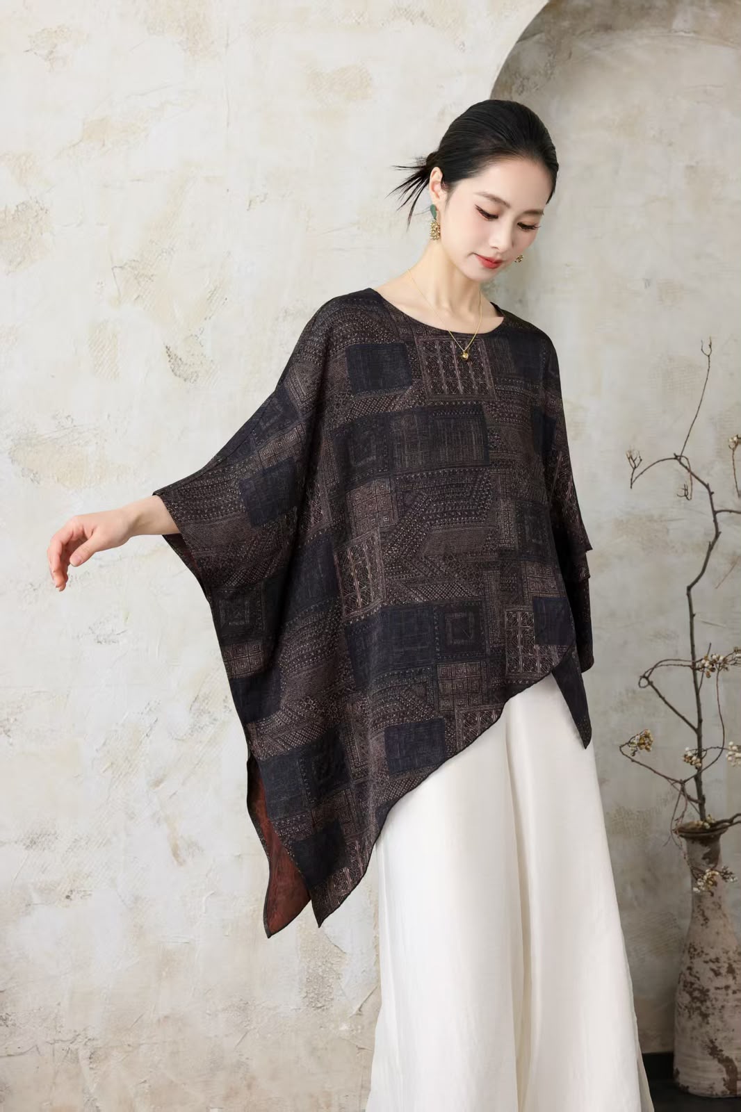 HZ July Stream #4: (PO) 9927 Yuna Asymmetry Satin Top (FS)