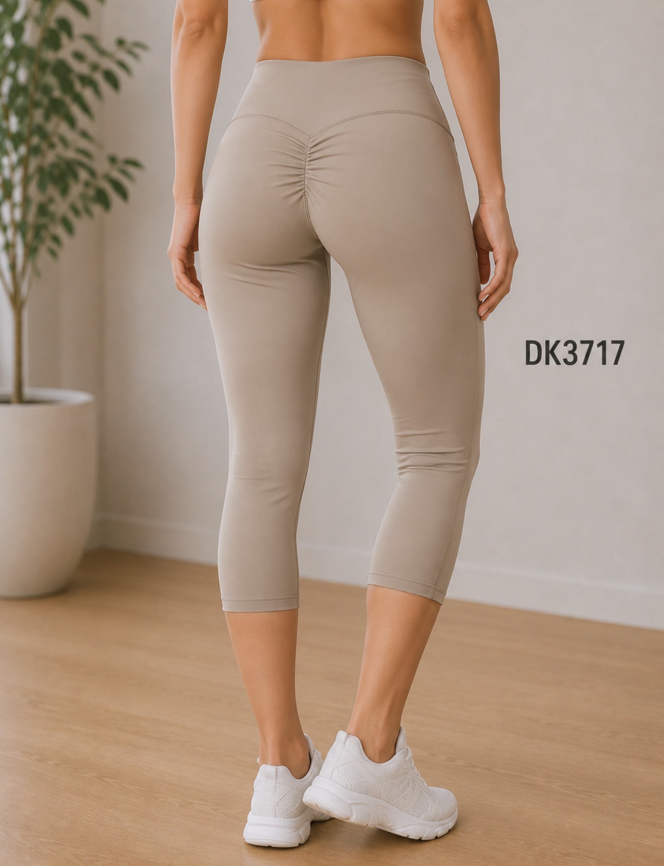 GZ July Stream #99: (PO) DK3717 Scrunch Capri Leggings (UW 30-42cm; H 37-60cm; L 37cm)