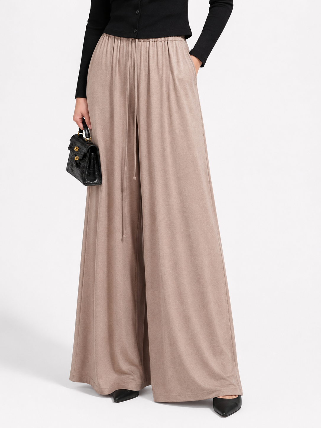 GZ July Stream #3: (PO) 70093 Relax Drawstring Palazzo Pant (UW33-56cm; L100cm)