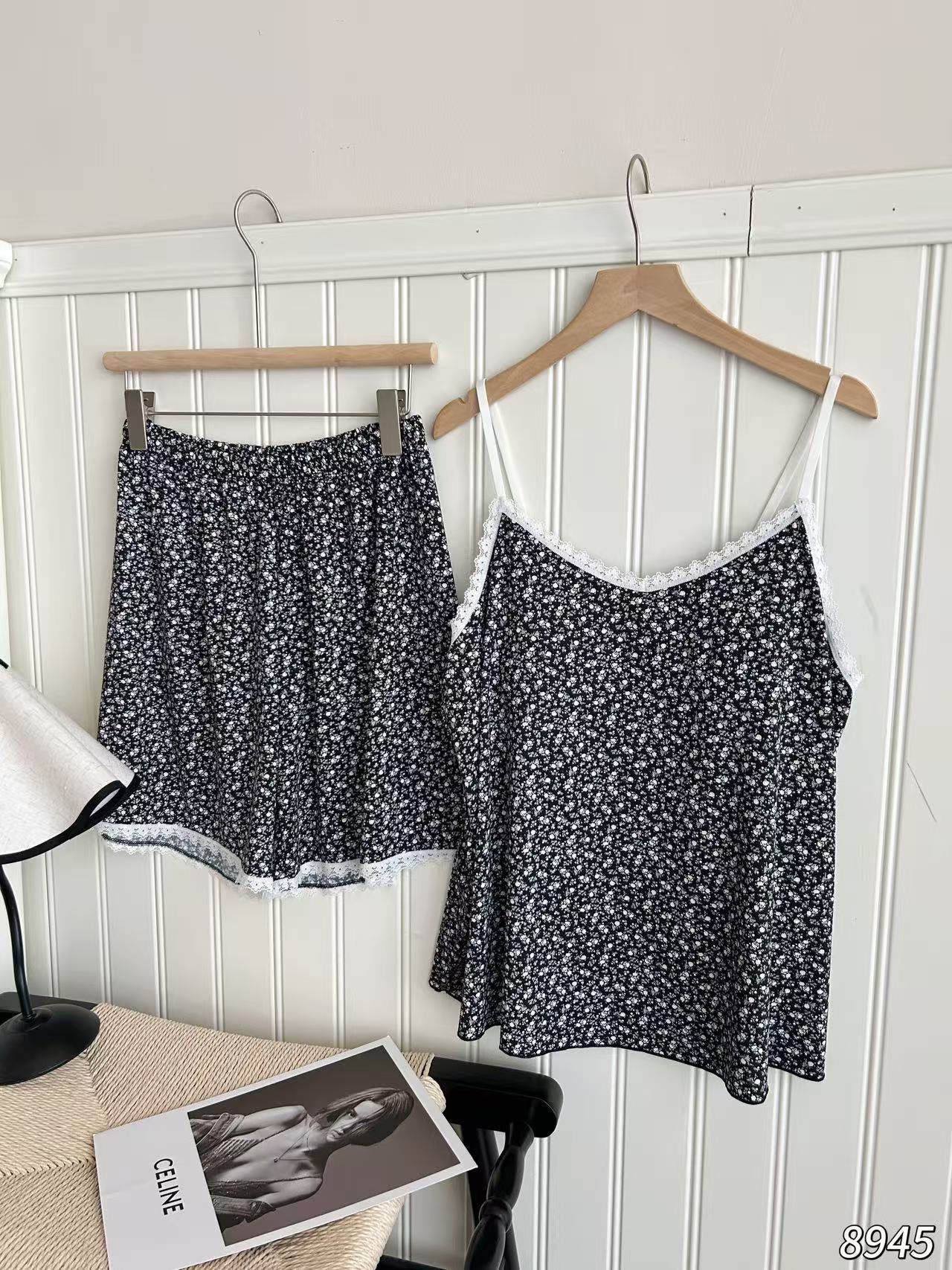 HZ Mar Stream #1: (PO) 8945 2pcs Sleep Wear (B:44-55cm L:53cm; UW:33-53cm)