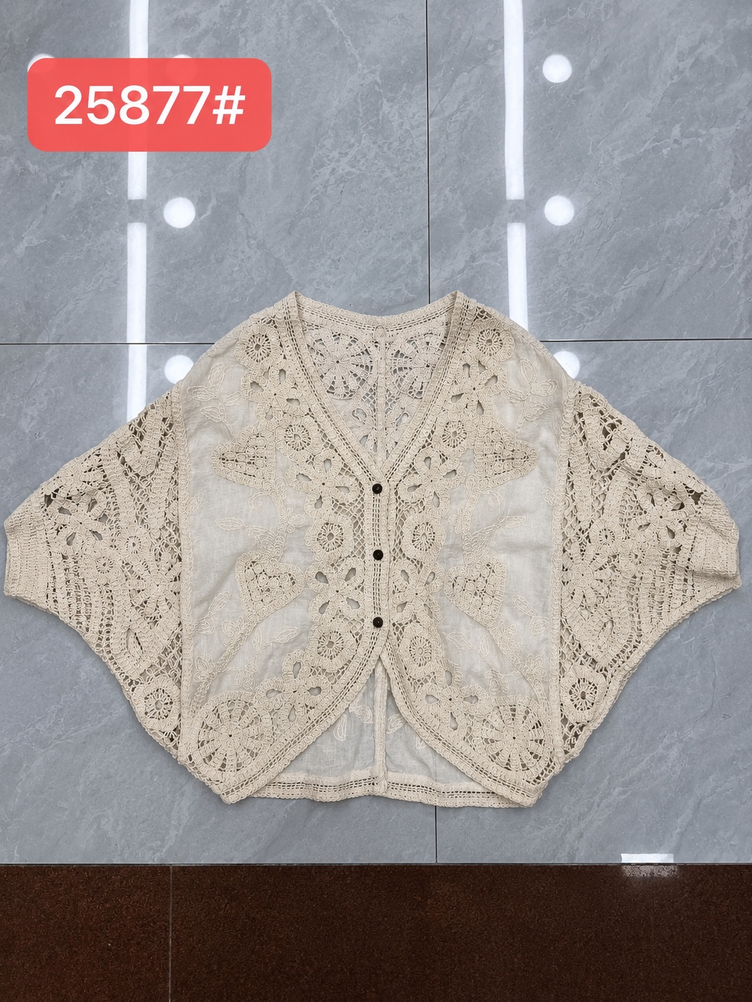 GZ July Stream #5: (PO) 25877 Aurora Lace Batwing Top (B70cm; L65cm)