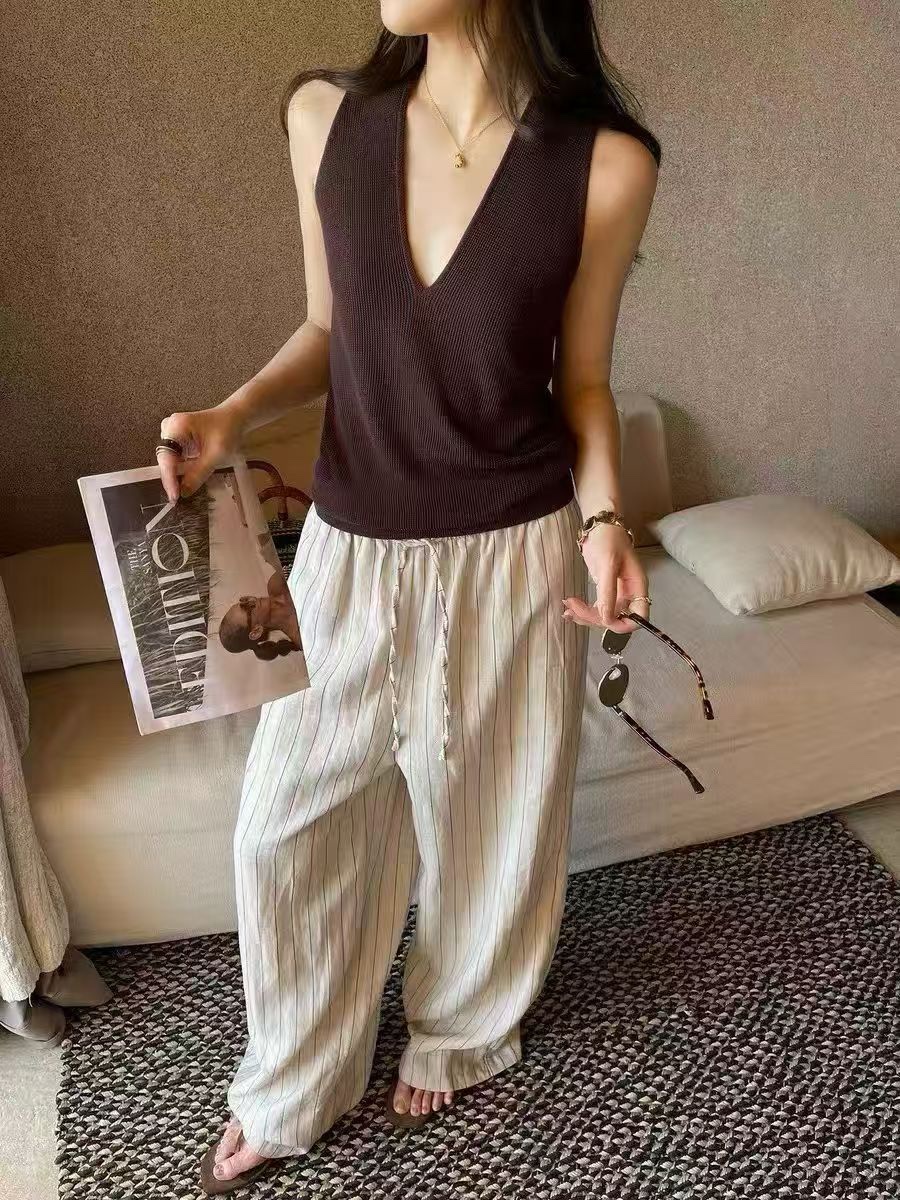 GZ July Stream #susan: (PO) M6607 Harper V-Neck Knit Top (B 35-45cm; L 58cm)