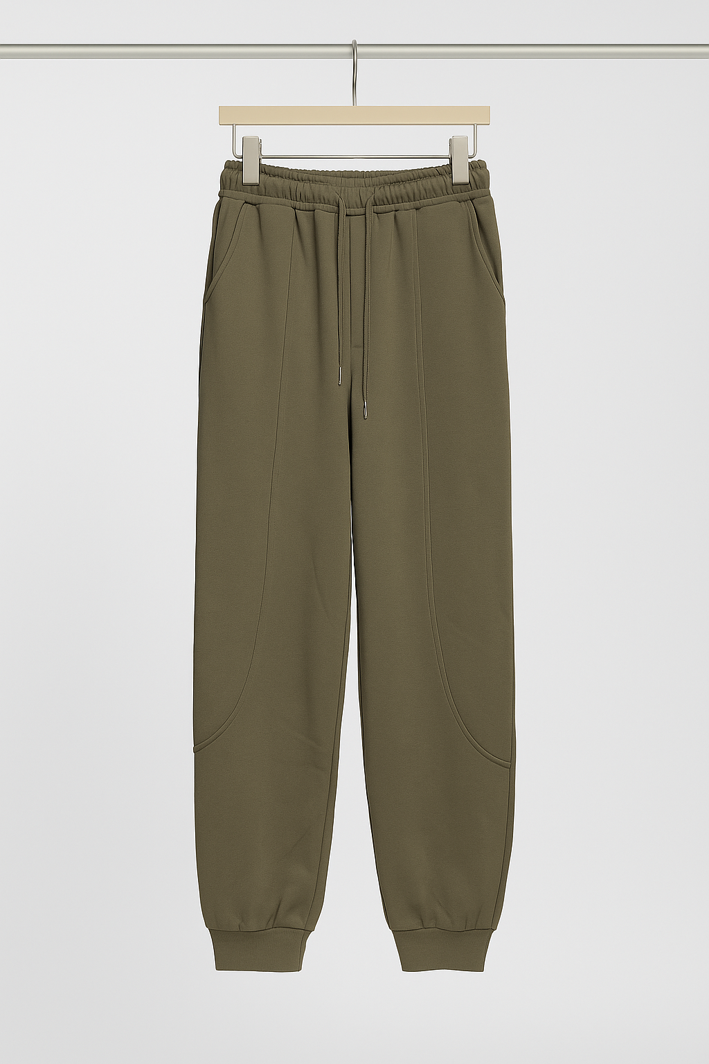 1192 Elliot Elastic Tie Waist Cotton Jogger Pants (UW 35-55cm; H 50-68cm; L 97cm)