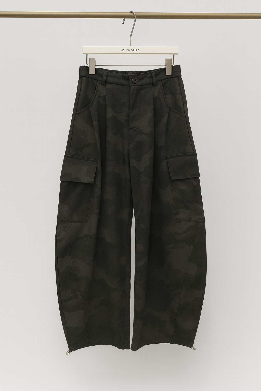 78066 Connor Front Zipper Baggy Cargo Pants (UW 37-43cm; H 54-64cm; L 100cm)