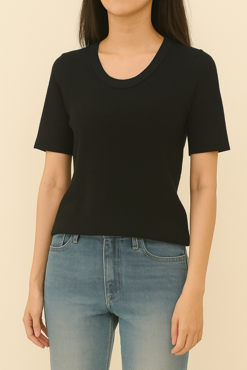 885 Nash Short Sleeve Knit Top (B 38-55cm; L 53cm)