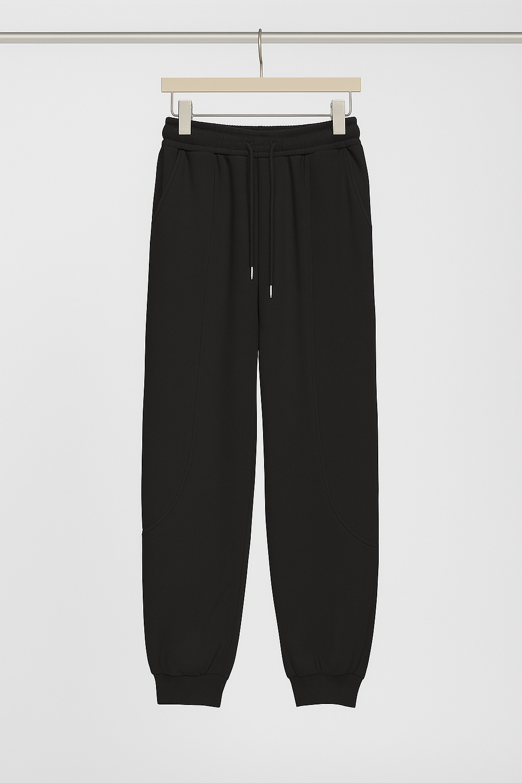 1192 Elliot Elastic Tie Waist Cotton Jogger Pants (UW 35-55cm; H 50-68cm; L 97cm)