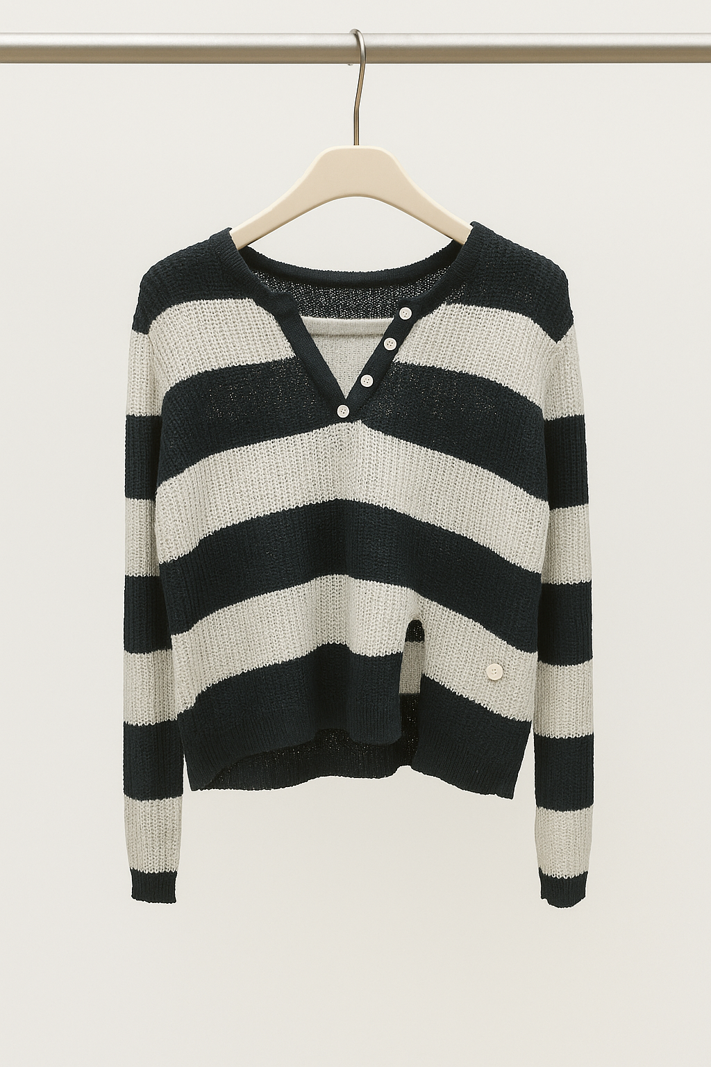 6129 Lucille Layered Look Long Sleeve Crochet Top (B 53-58cm; L 44cm)