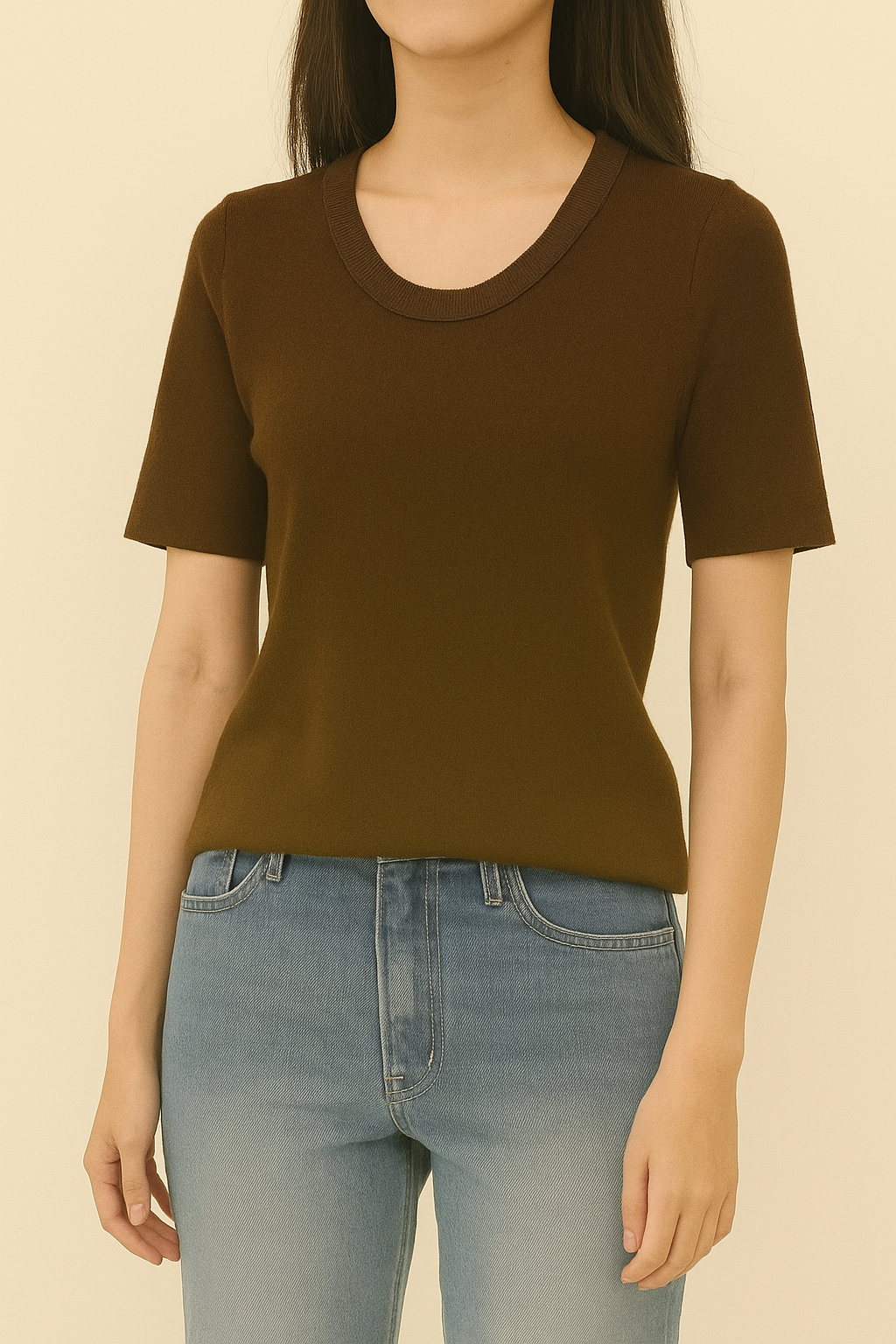 885 Nash Short Sleeve Knit Top (B 38-55cm; L 53cm)