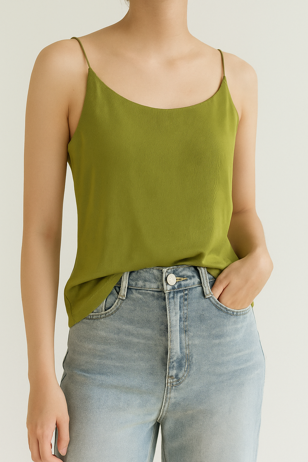 2742 Stagia Cotton Spaghetti Top (B 36-50cm; L 54cm)
