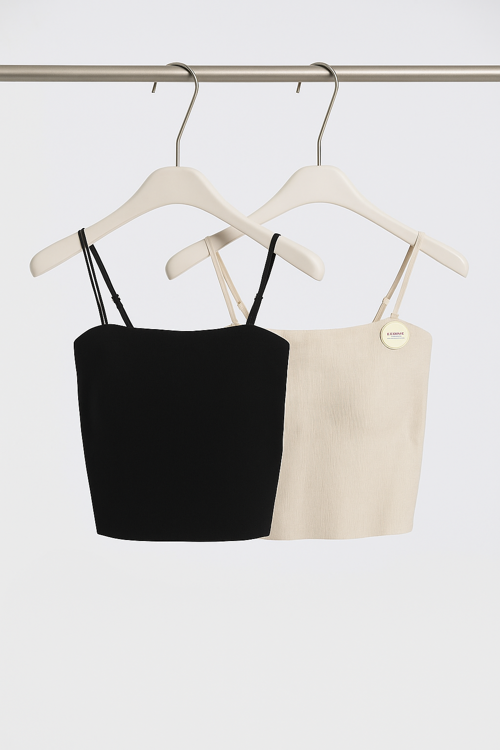 1633 SALES Alda Adjustable Double Strap Cotton Padded Top (B 35-49cm; L 41cm)