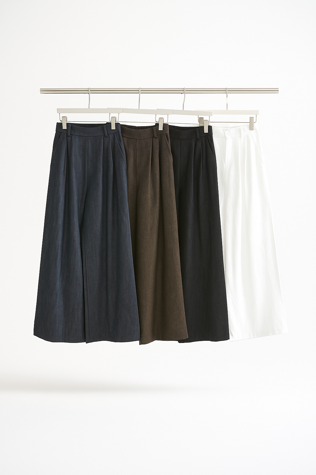 9359 Dalton Soft Denim Front Zipper Palazzo (UW 34-40cm; H 51-56cm; L 100cm)