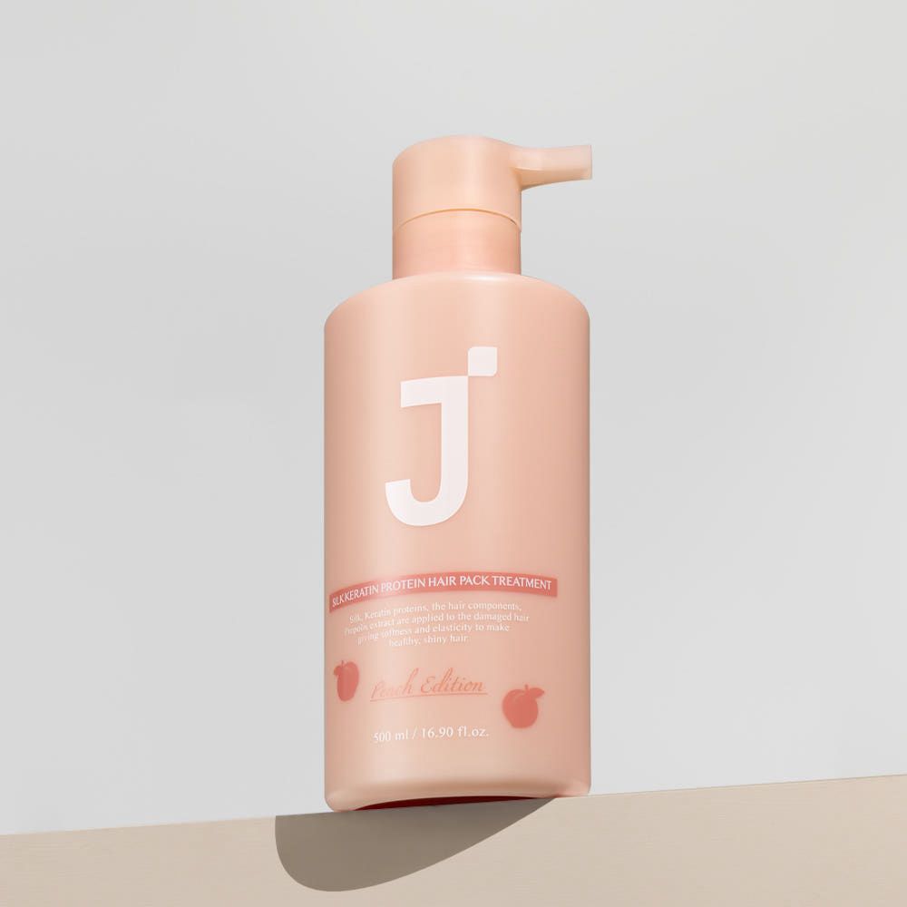 Aug Korea Live Stream #2: (PO) JP68 Silk Keratin Hairpack Treatment Peach Edition 1000ml