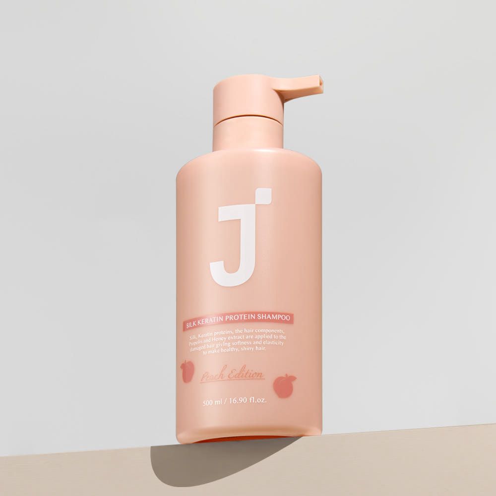 Aug Korea Live Stream #2: (PO) JP66 Silk Keratin Shampoo Peach Edition 1000ml