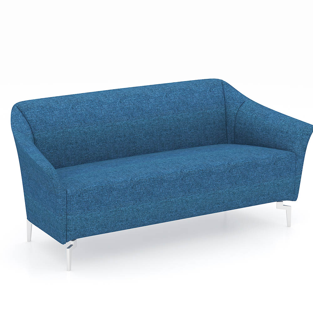 Venice Lounge Single Seater   Blue Fabric Single Seater /2 Seater/ 3 Seater