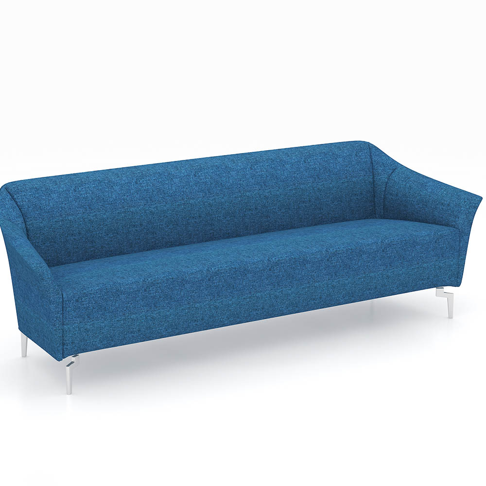 Venice Lounge Single Seater   Blue Fabric Single Seater /2 Seater/ 3 Seater
